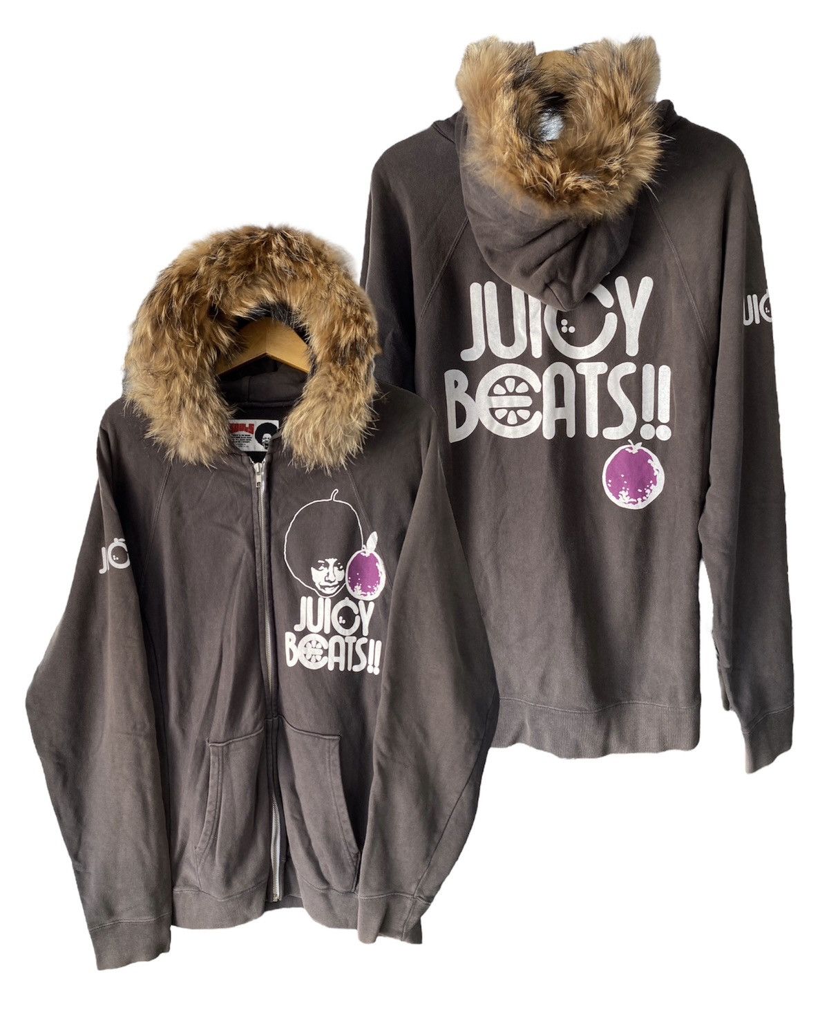 If Six Was Nine × Japanese Brand × Le Grande Bleu (L.G.B.) Fur hoodie juicy beats souls Size US L / EU 52-54 / 3 - 1 Thumbnail
