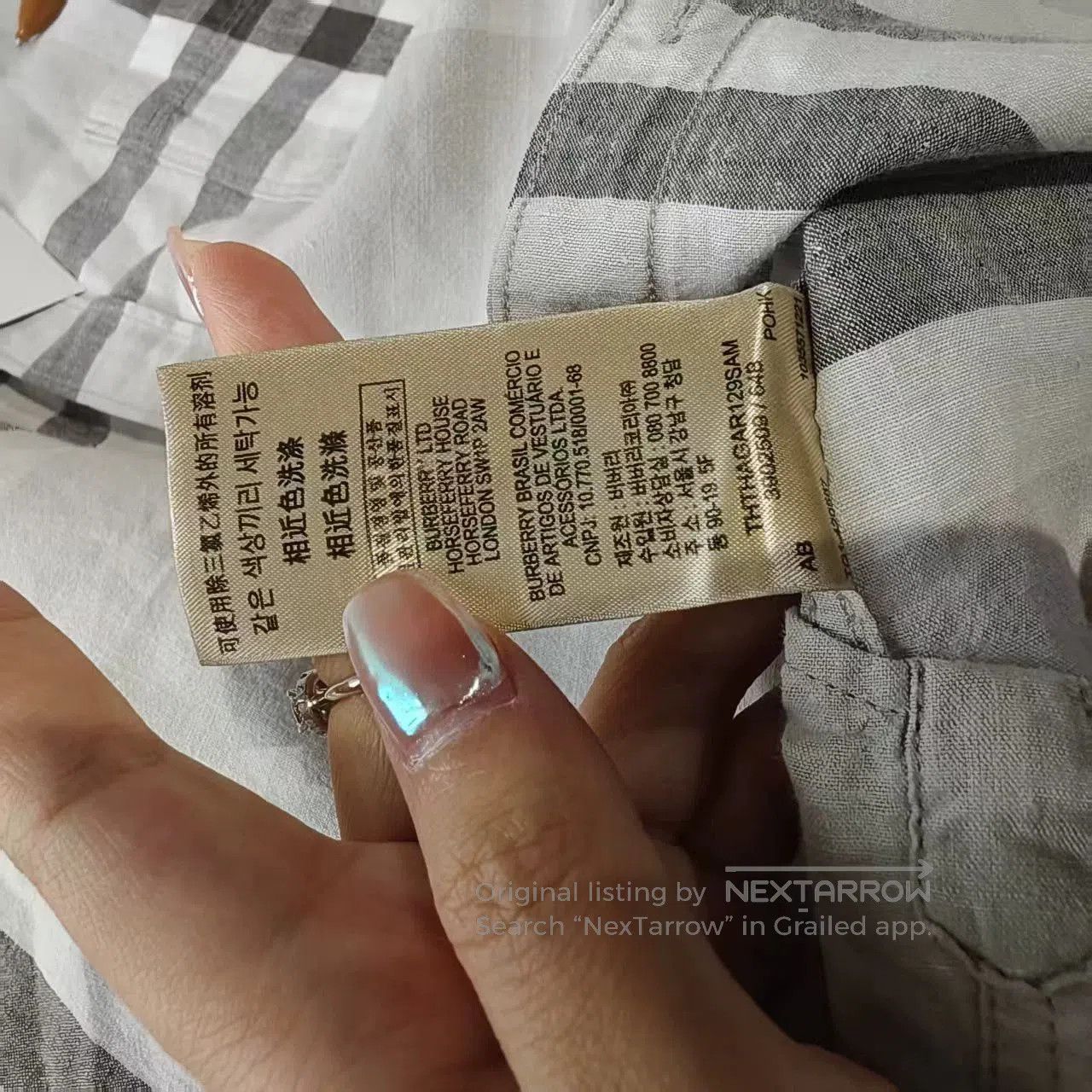 Burberry burberry classic check long sleeve shirt. Size US M / EU 48-50 / 2 - 8 Thumbnail