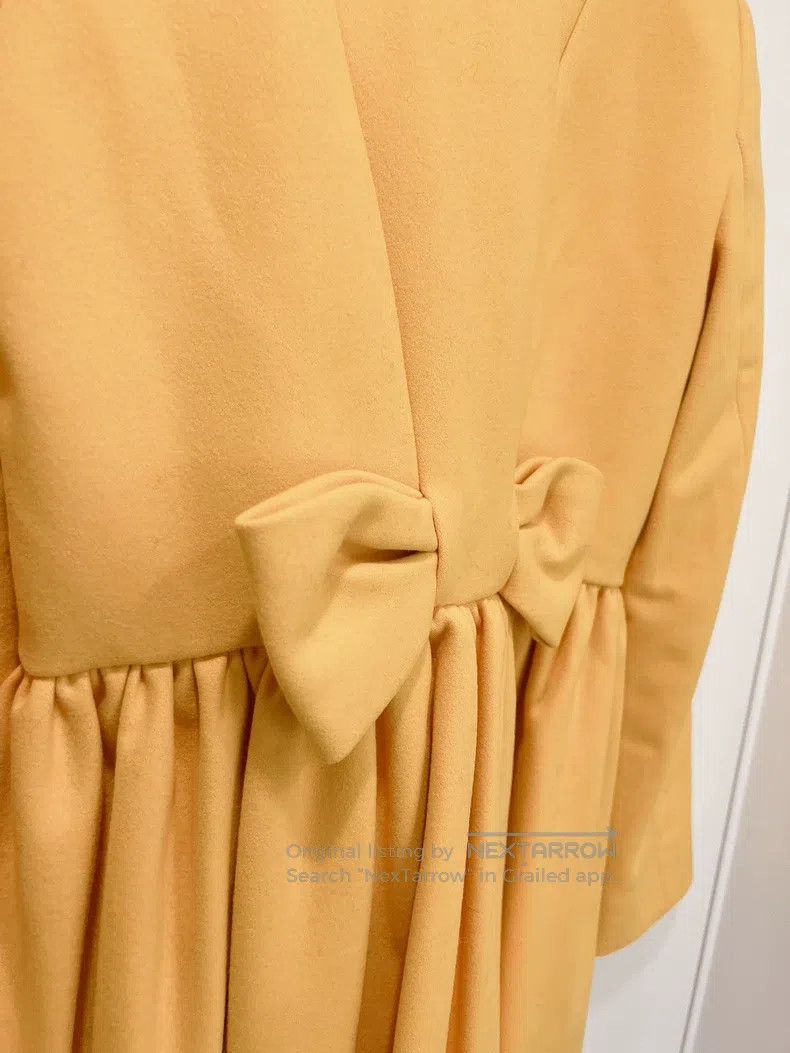 Valentino Valentino Secondary line yellow wool coat Size M / US 6-8 / IT 42-44 - 6 Thumbnail