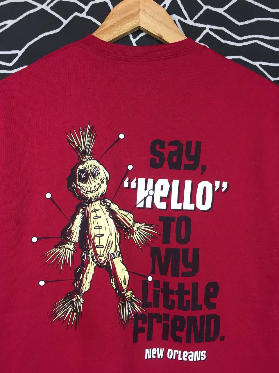 Gildan × Vintage New Orleans Voodoo Doll Mess'n With Me Graphic Tee Size US M / EU 48-50 / 2 - 3 Thumbnail