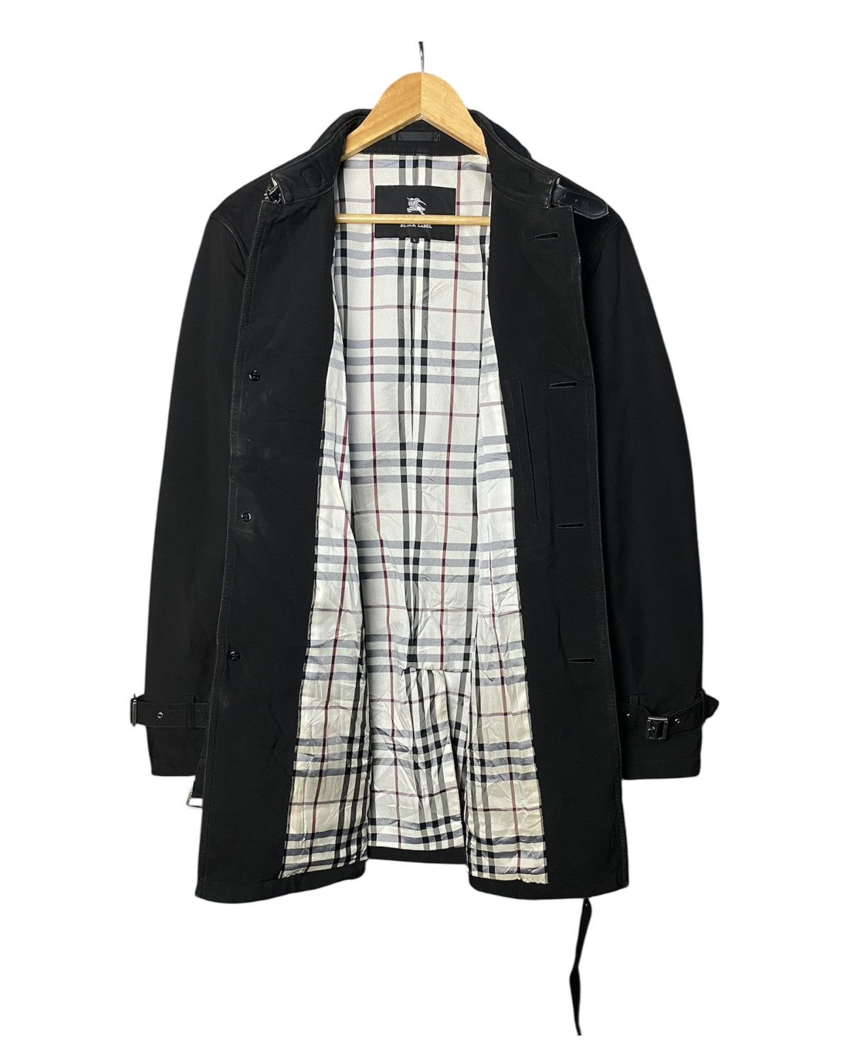 Burberry Prorsum Vintage Burberrys Black Label Trench Coat Size US L / EU 52-54 / 3 - 2 Thumbnail