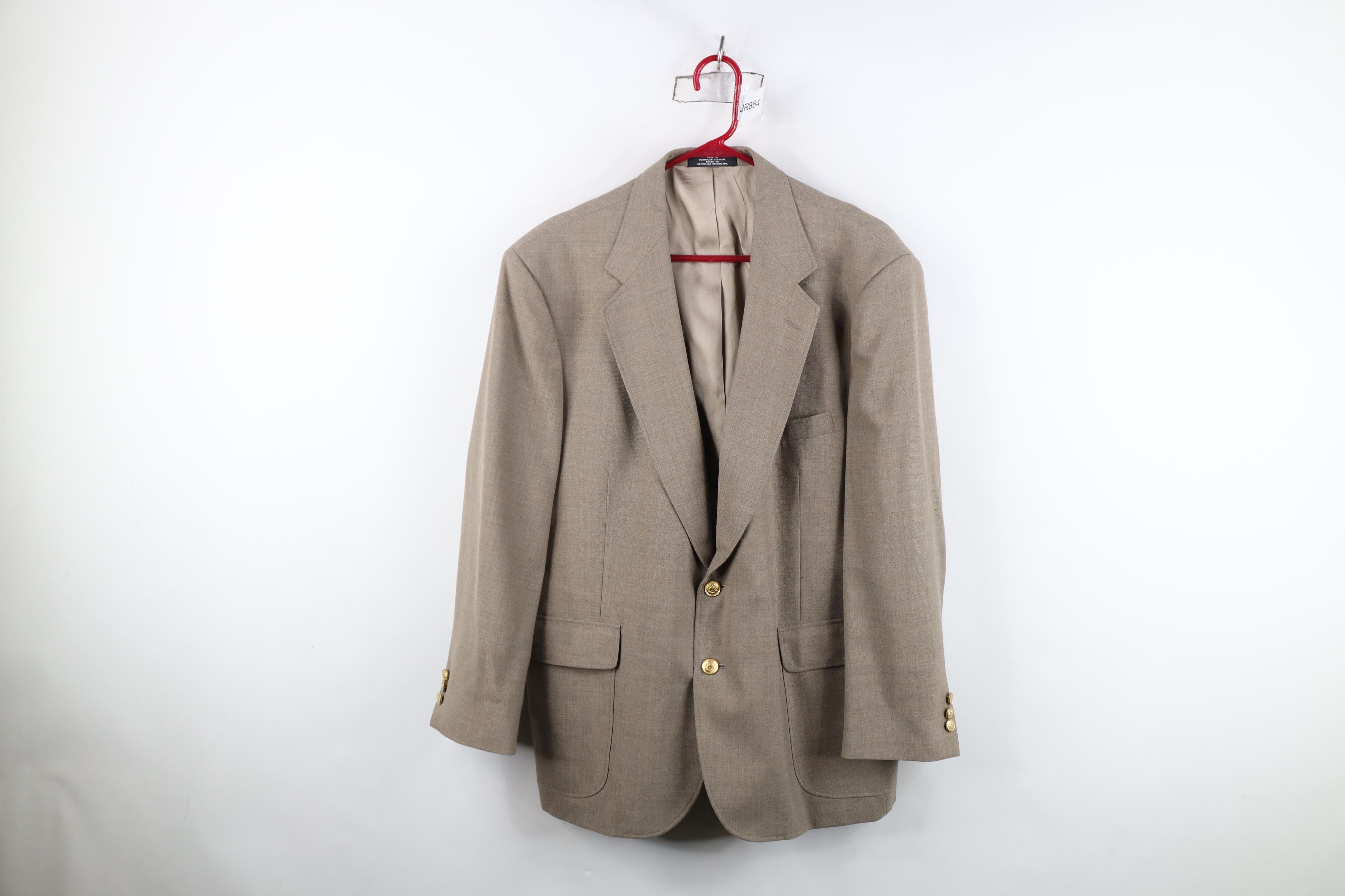 Vintage Vintage 90s Streetwear Blend Button Suit Coat Blazer Jacket Size US XXL / EU 58 / 5 - 1 Thumbnail