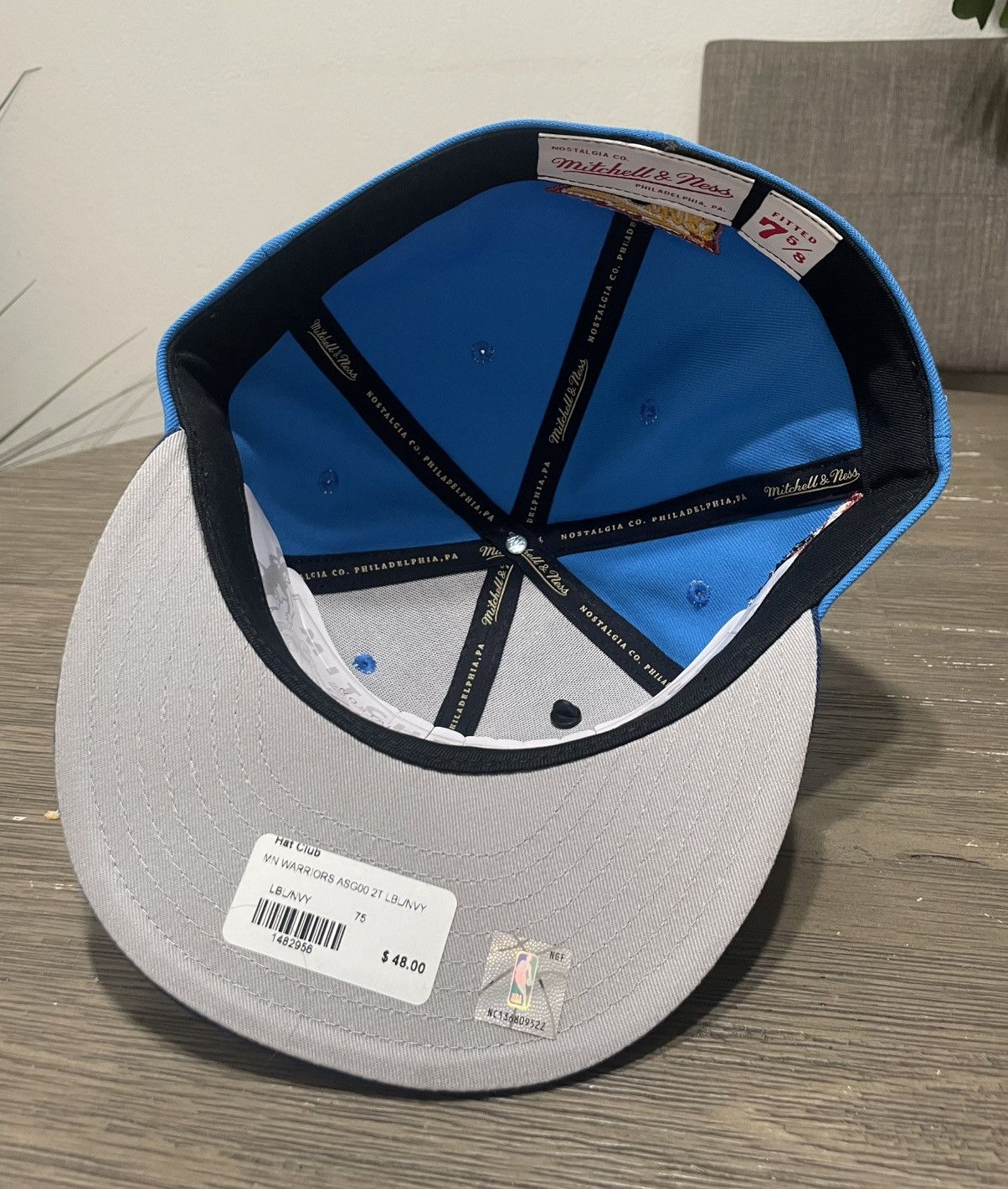 Hat Club × Mitchell & Ness Size 7 5/8 Hatclub Exclusive New Era Golden States Warriors Size ONE SIZE - 4 Thumbnail
