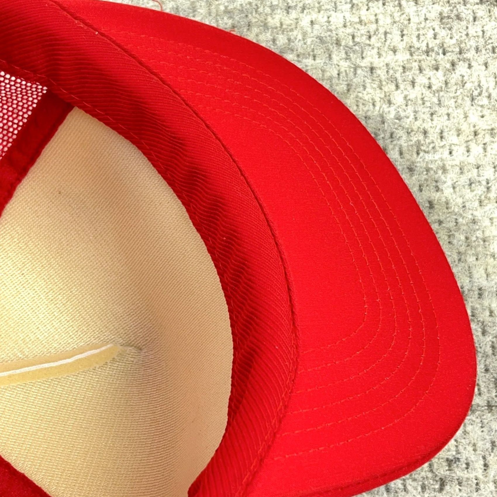 Vintage VINTAGE 57 Chevy Trucker Hat Cap Snapback Red White Drive In Car Show 80s 90s AZ Size ONE SIZE - 7 Thumbnail