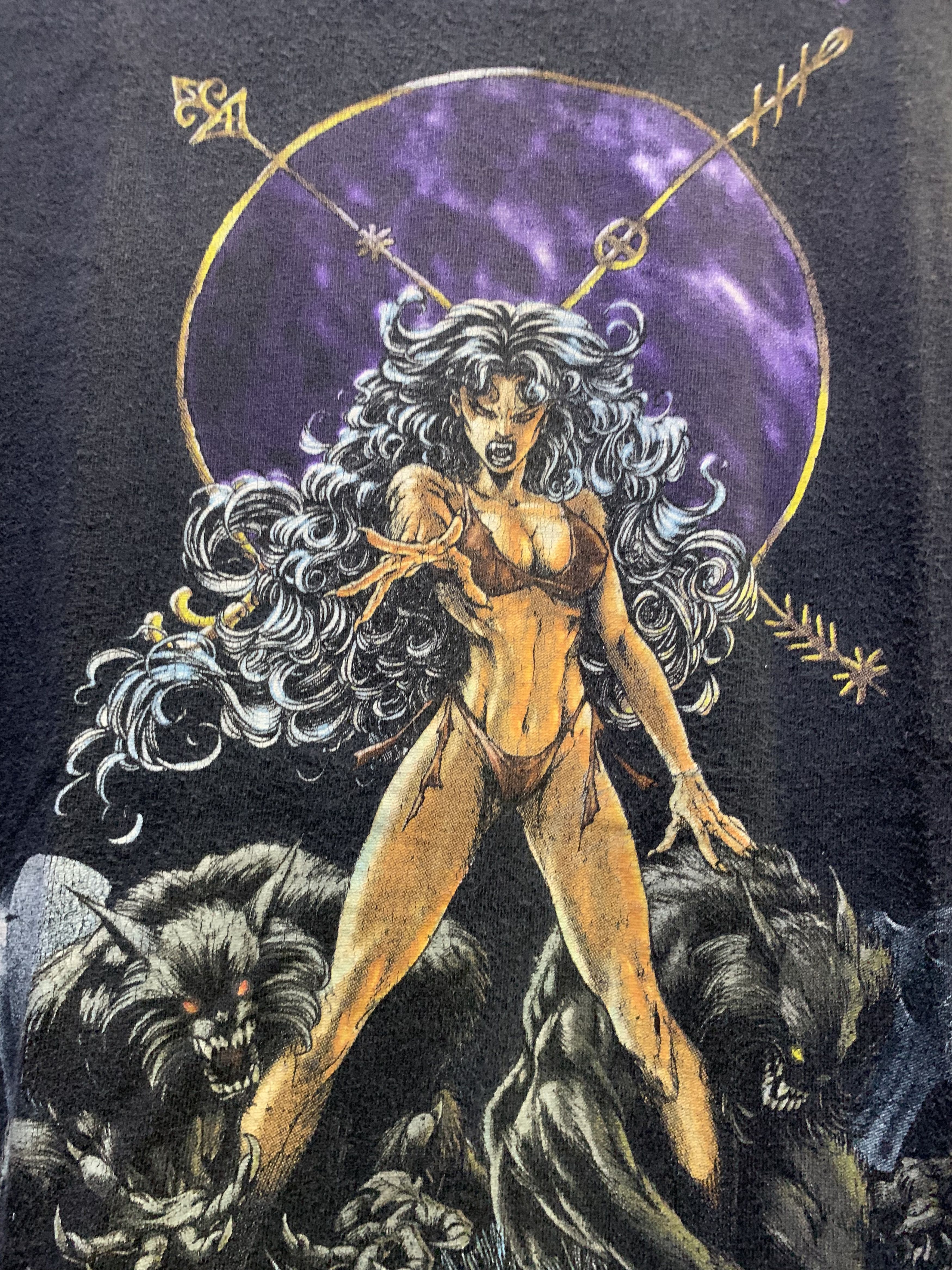 Band Tees Vintage MEGADETH x Chaos Comics “Cavewomen“ Size US L / EU 52-54 / 3 - 6 Thumbnail