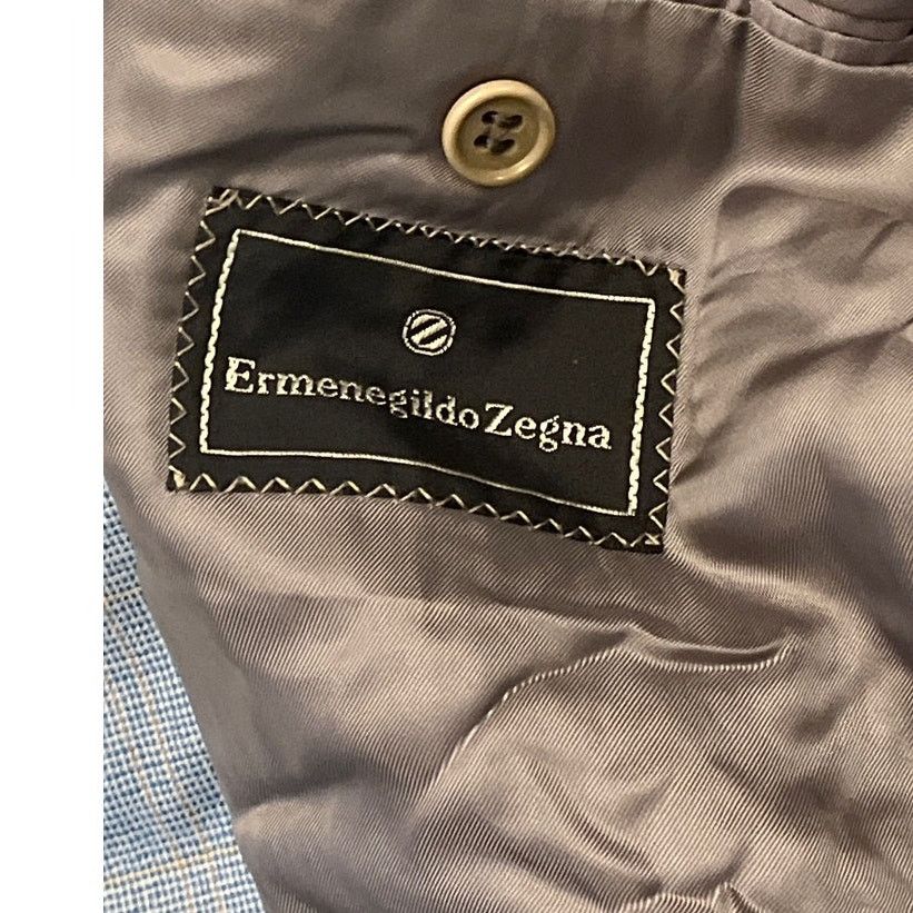 Ermenegildo Zegna Ermenegildo Zegna 100% Wool Blazer Sport Jacket Size: 54 Size 54R - 5 Thumbnail