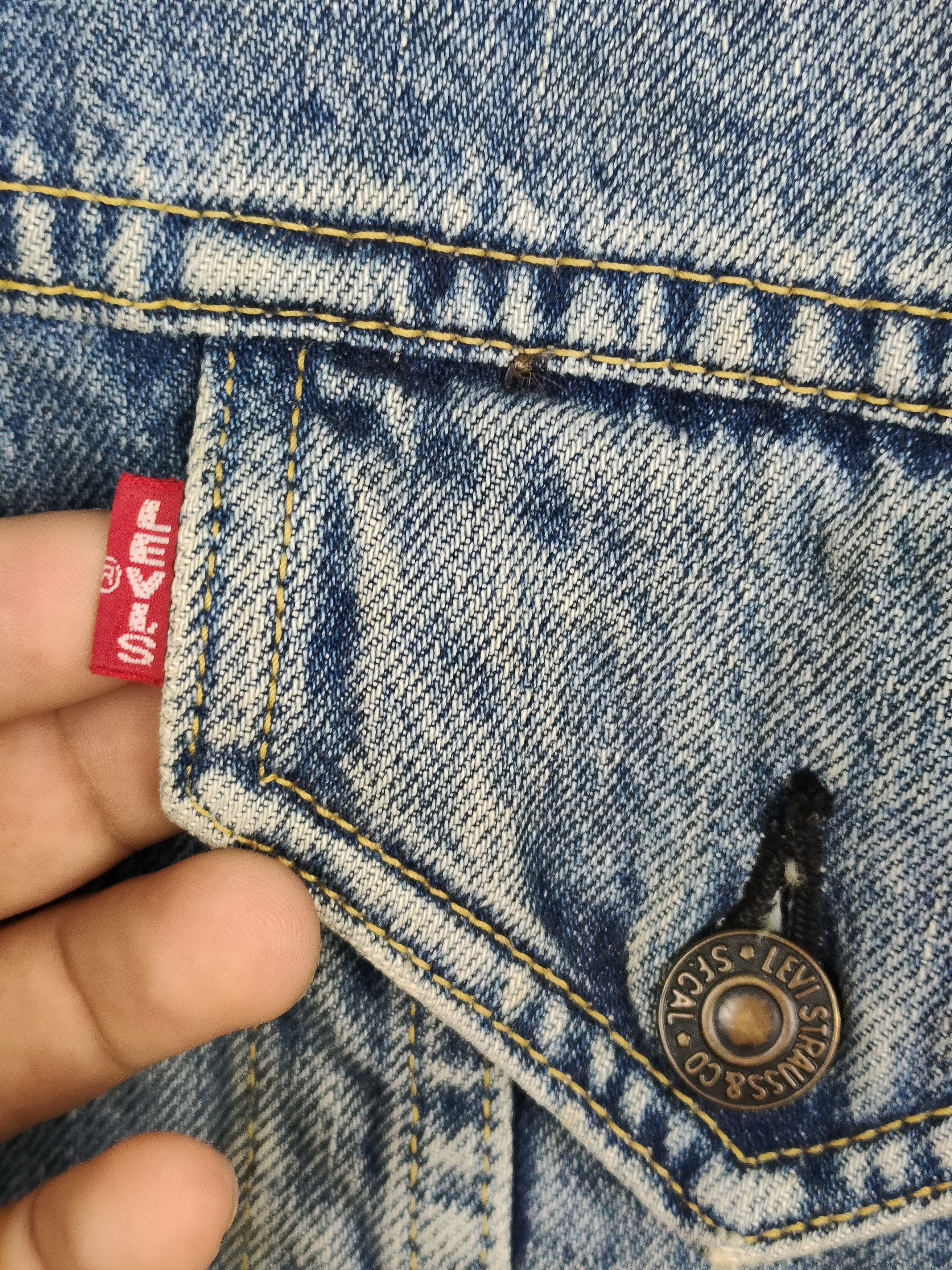 Levi's Vintage Levi's Big E Sunfaded Denim Jacket Size US M / EU 48-50 / 2 - 3 Thumbnail