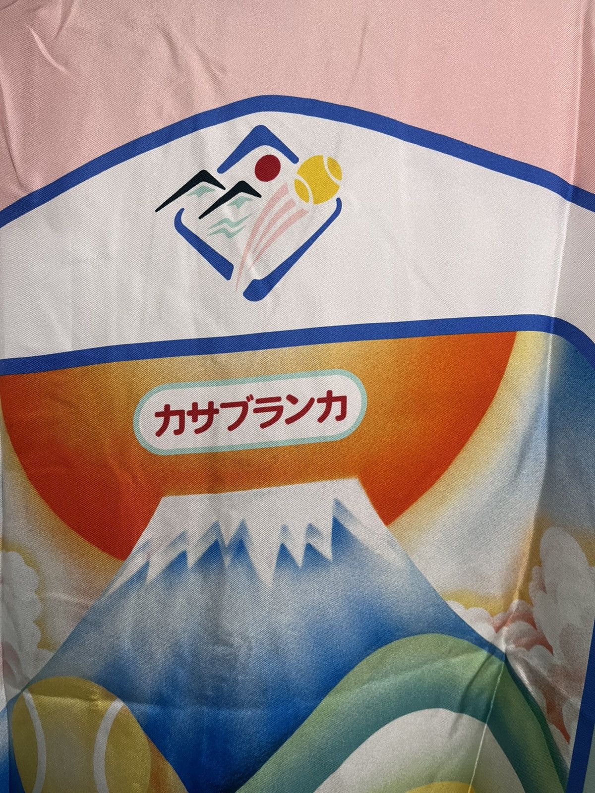 Casablanca Fuji Dream Cuban Collar Short Sleeve Shirt Sz XL Size US XL / EU 56 / 4 - 8 Thumbnail