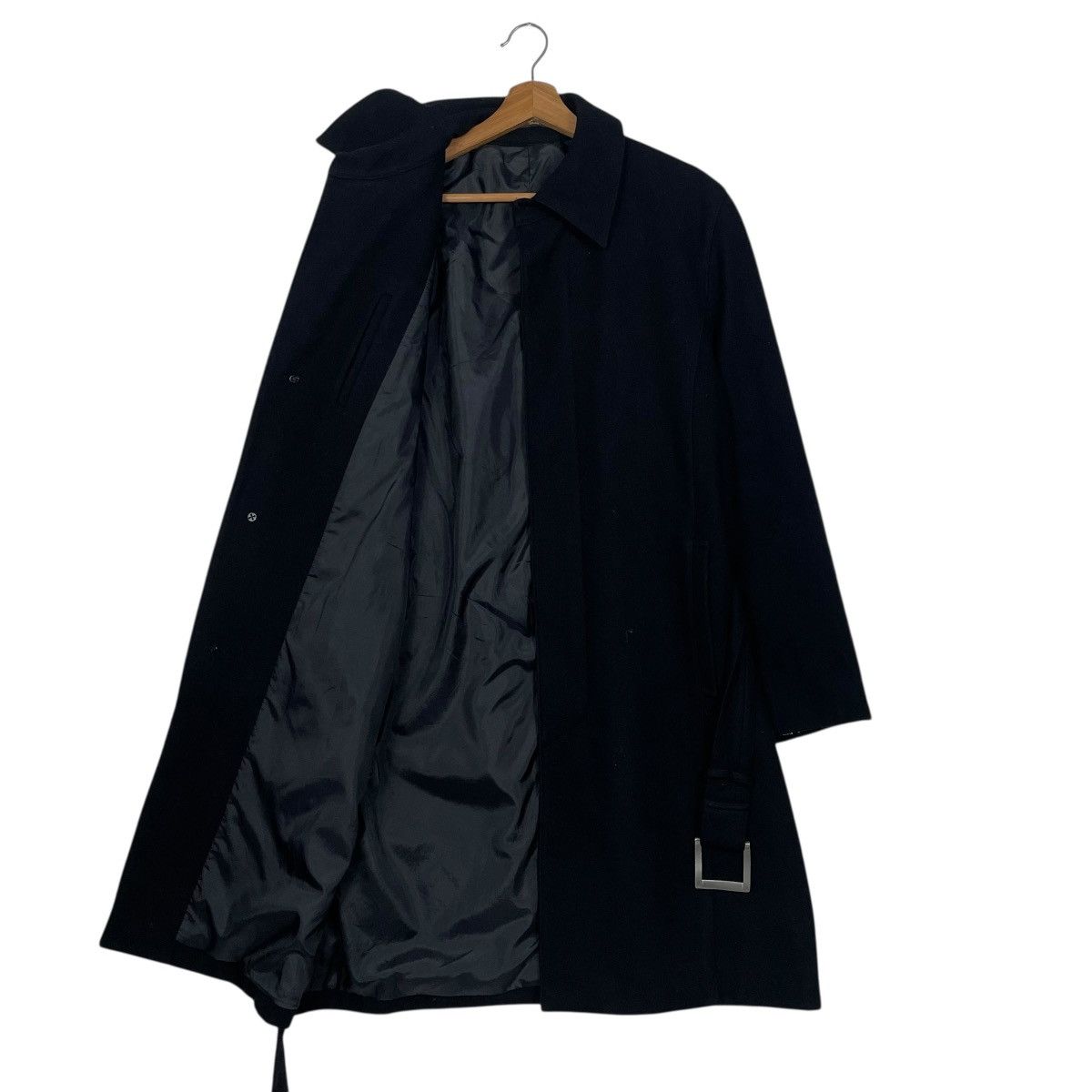 Jean Paul Gaultier Gaultier Homme Object Wool Black Coat Size US M / EU 48-50 / 2 - 10 Thumbnail