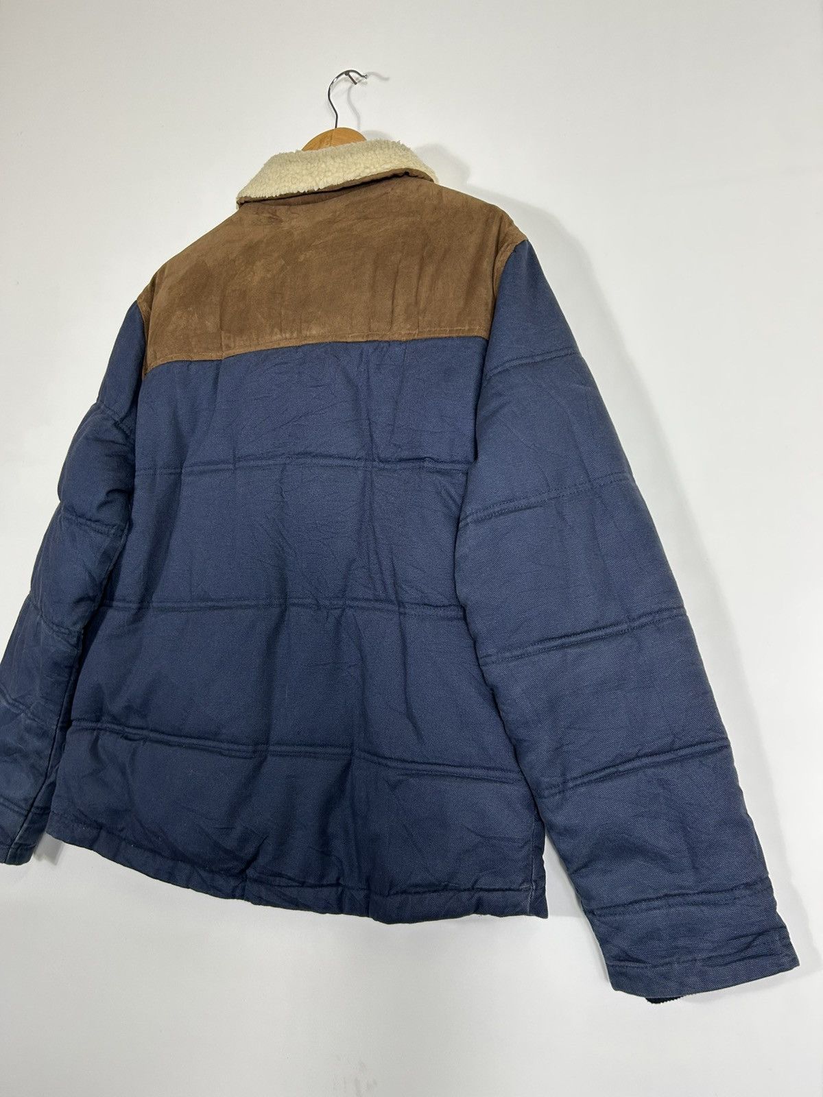 Zara 🔥Zara Man Denim Zipper Puffer Jacket Size US L / EU 52-54 / 3 - 15 Thumbnail