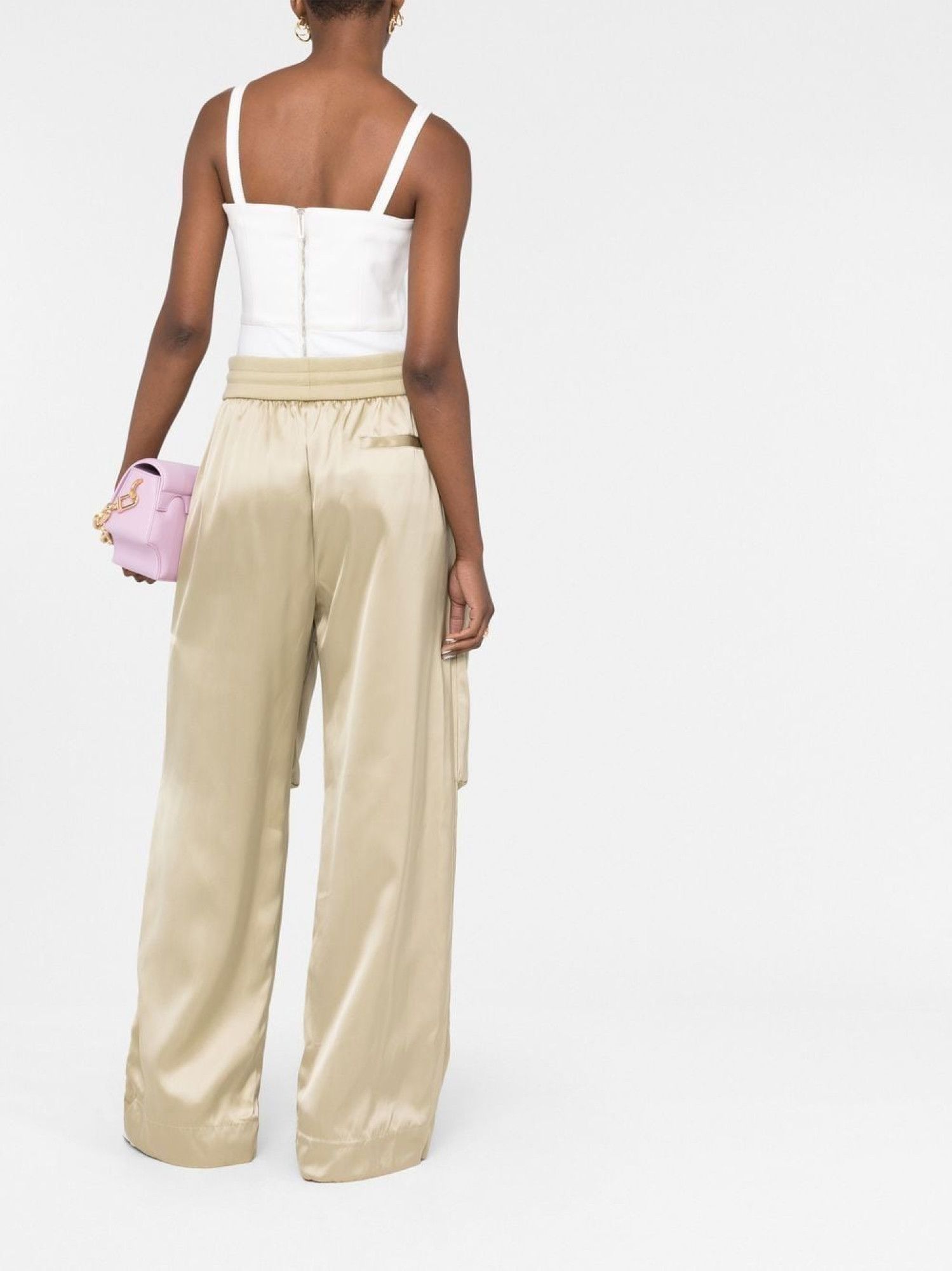 Off-White o1gr1nt1124 Duchesse Cargo Pant in Gold Size 28" / US 6 / IT 42 - 6 Thumbnail