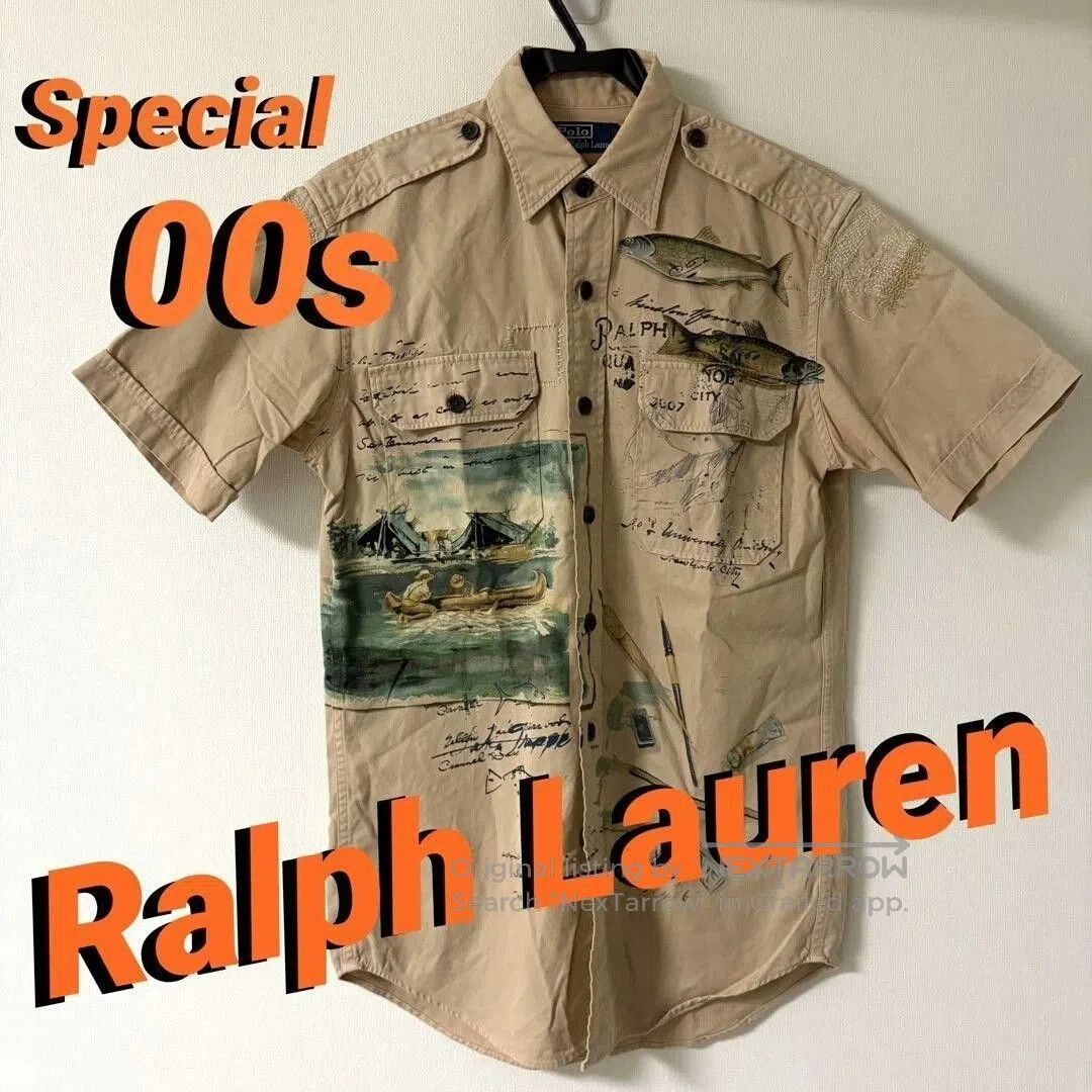 Polo Ralph Lauren Rare Vintage Ralph Lauren Work Shirt. Size US S / EU 44-46 / 1 - 1 Thumbnail