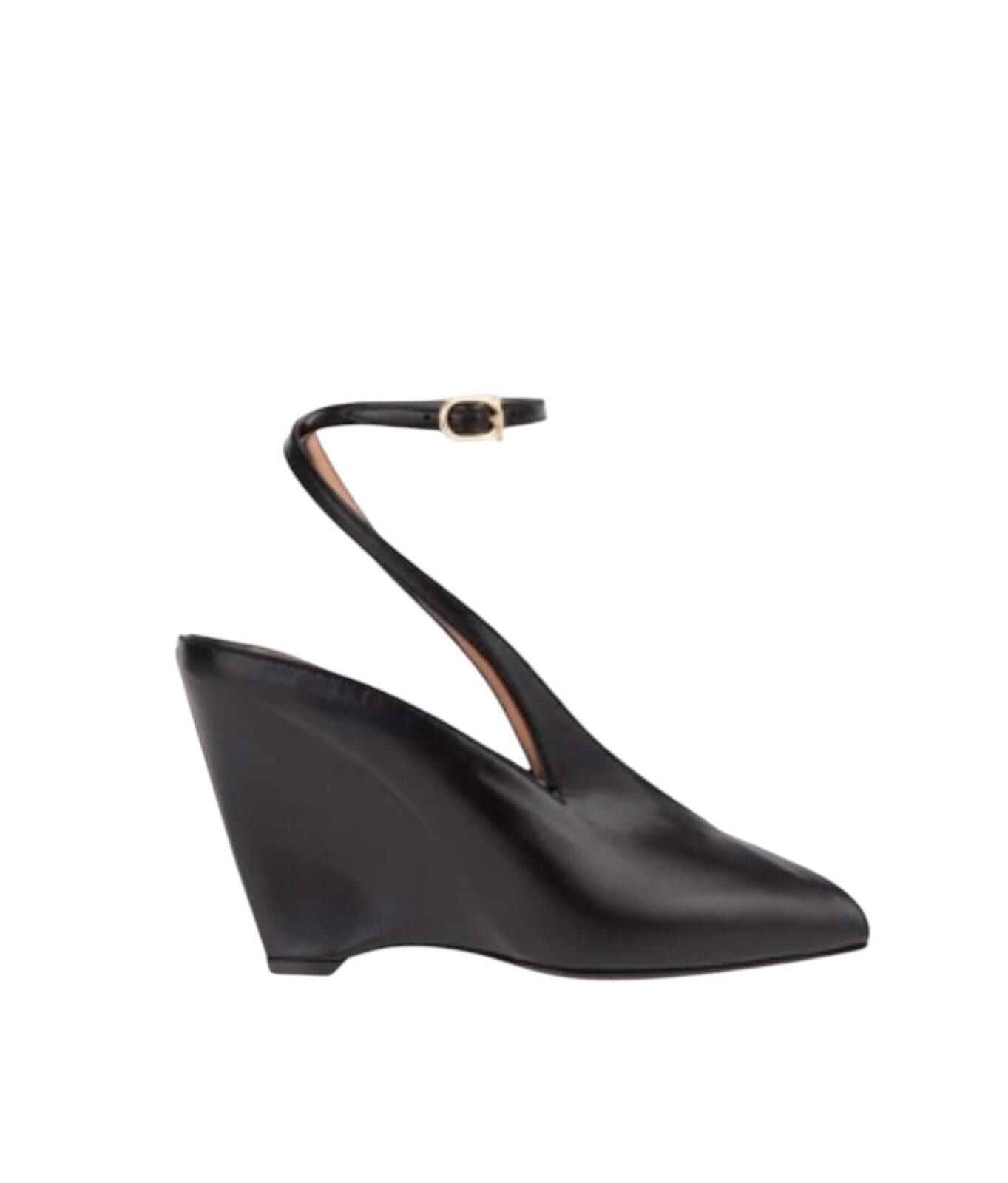 Salvatore Ferragamo Ferragamo Peep Toe Wedge Sandal Size ONE SIZE - 1 Thumbnail