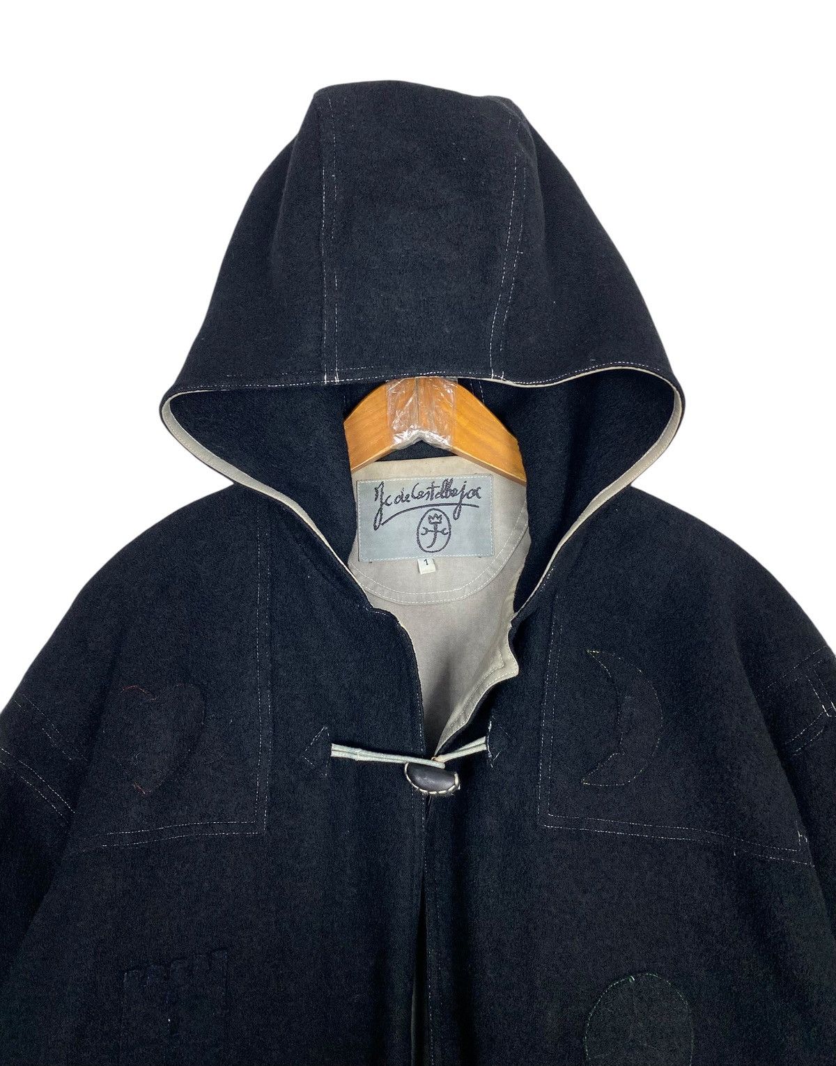 Jean Charles De Castelbajac Rare‼️ Vintage Jean Charles de Castelbajac Wool Duffle Coat Size XL / US 12-14 / IT 48-50 - 5 Thumbnail