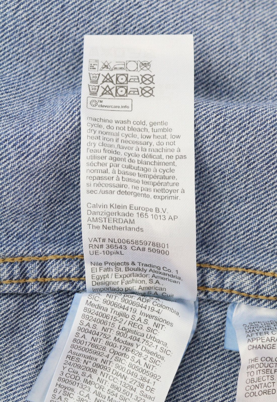 M Denim Blue Trucker Oversized Snap Buttons Jacket 85023