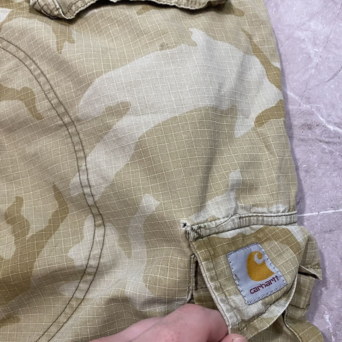 Carhartt VINTAGE CARHARTT MILITARY CARGO PANTS PATCH LOGO 00S Size US 34 / EU 50 - 6 Thumbnail