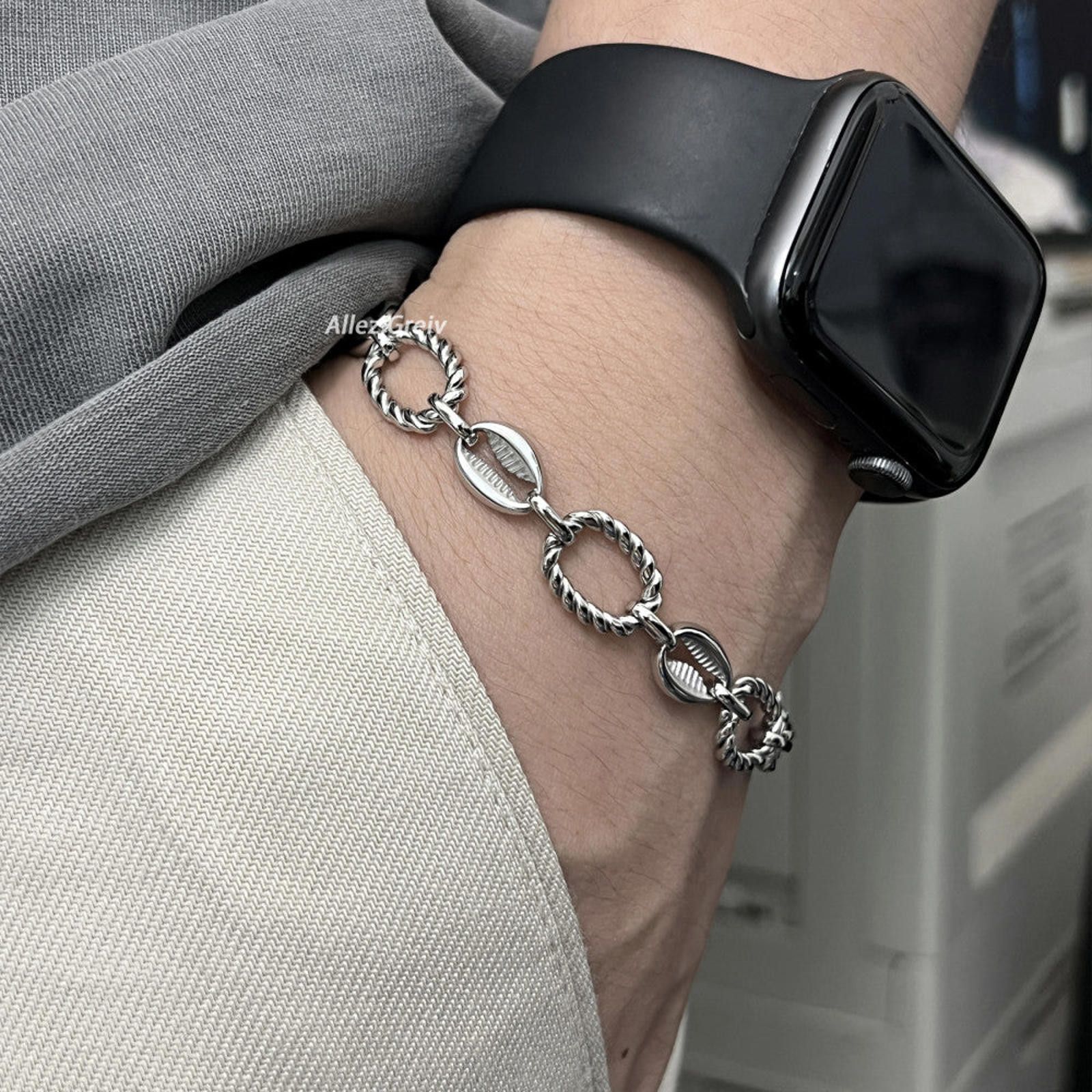 Jewelry Silver Chain Bracelet Size ONE SIZE - 2 Thumbnail