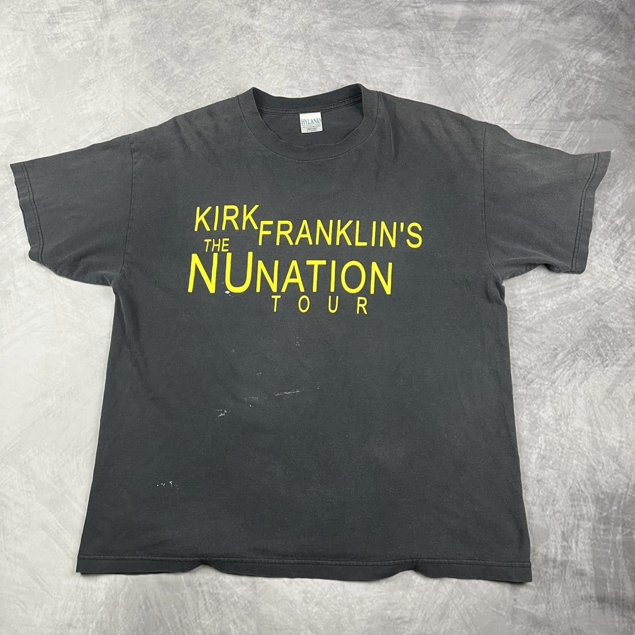 Designer Vintage 90s Kirk Franklin tour shirt Size US XL / EU 56 / 4 - 1 Thumbnail