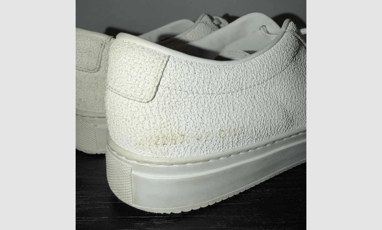 Common Projects Common Projects Achilles Premium Textured Suede White Size US 9.5 / EU 42-43 - 3 Thumbnail