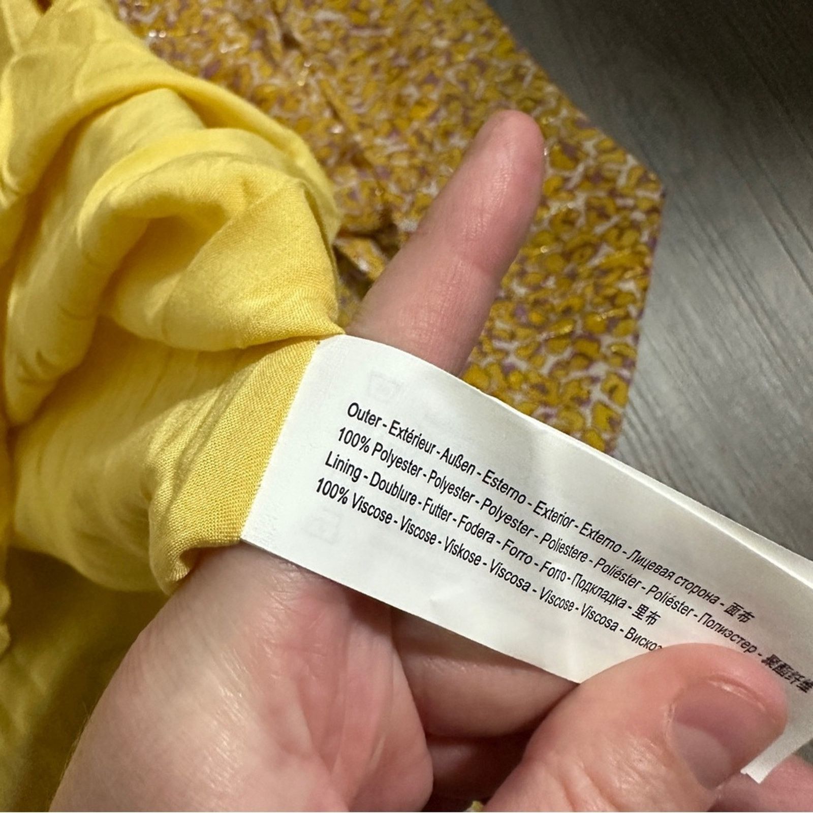Other Traffic People Perk Things Up Yellow Printed Maxi Dress Size L / US 10 / IT 46 - 7 Thumbnail