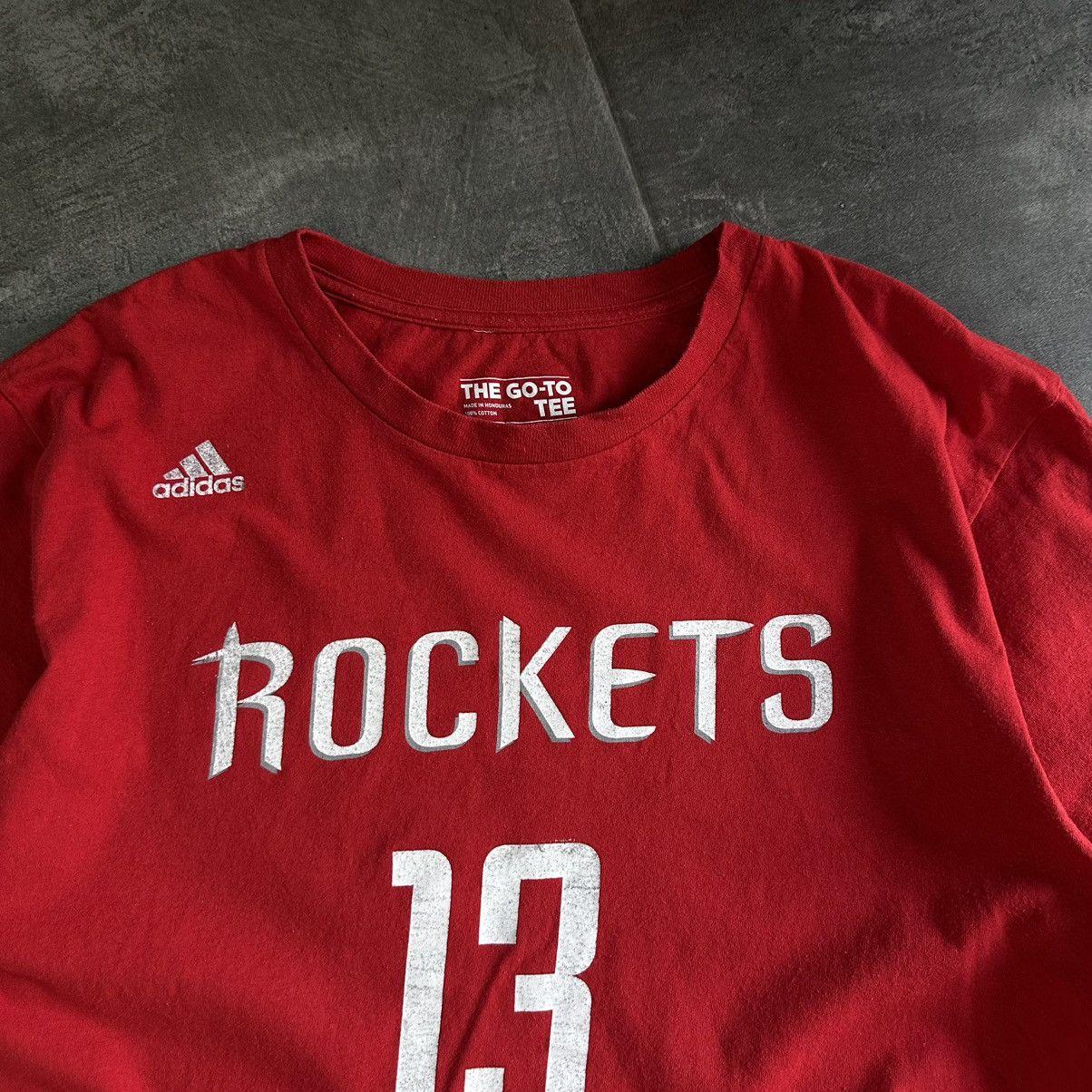 Adidas × NBA × Vintage Vintage Rockets Adidas T-shirts NBA Basketball Y2K 00s Size US L / EU 52-54 / 3 - 7 Thumbnail