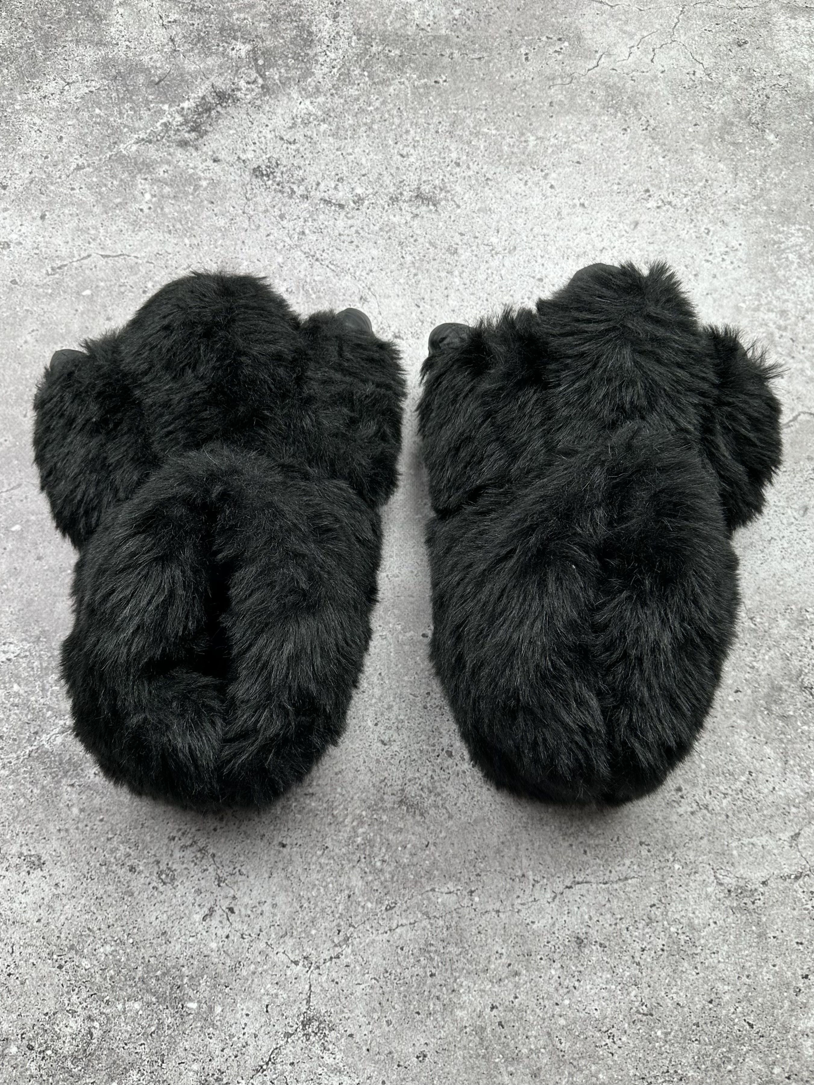 Vintage Vintage Faux Fur Shoes C307(V371) Size US 9.5 / EU 42-43 - 4 Thumbnail