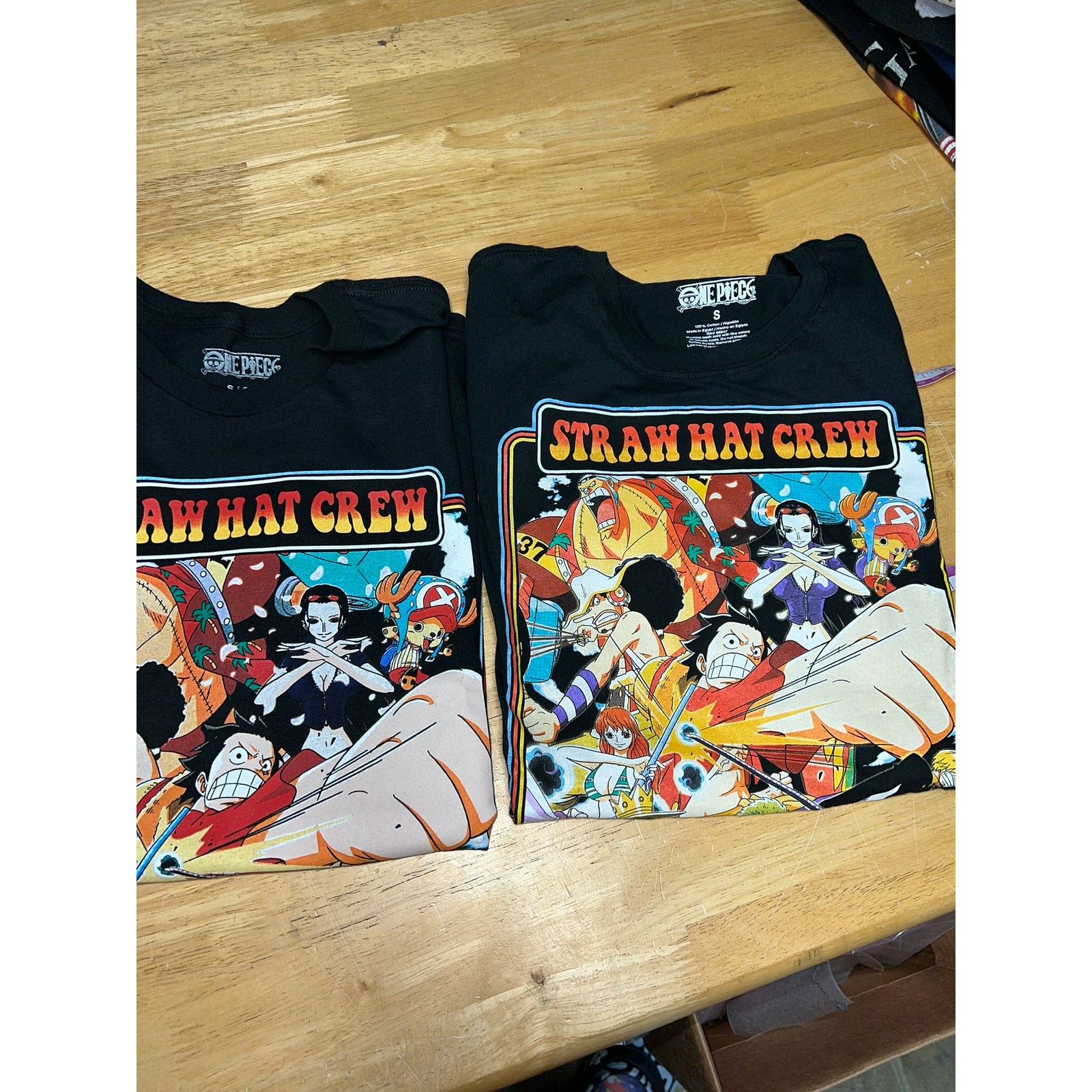 One Piece One Piece Straw Hat Crew Shirt Retro Characters Black Tee S Size US S / EU 44-46 / 1 - 10 Thumbnail