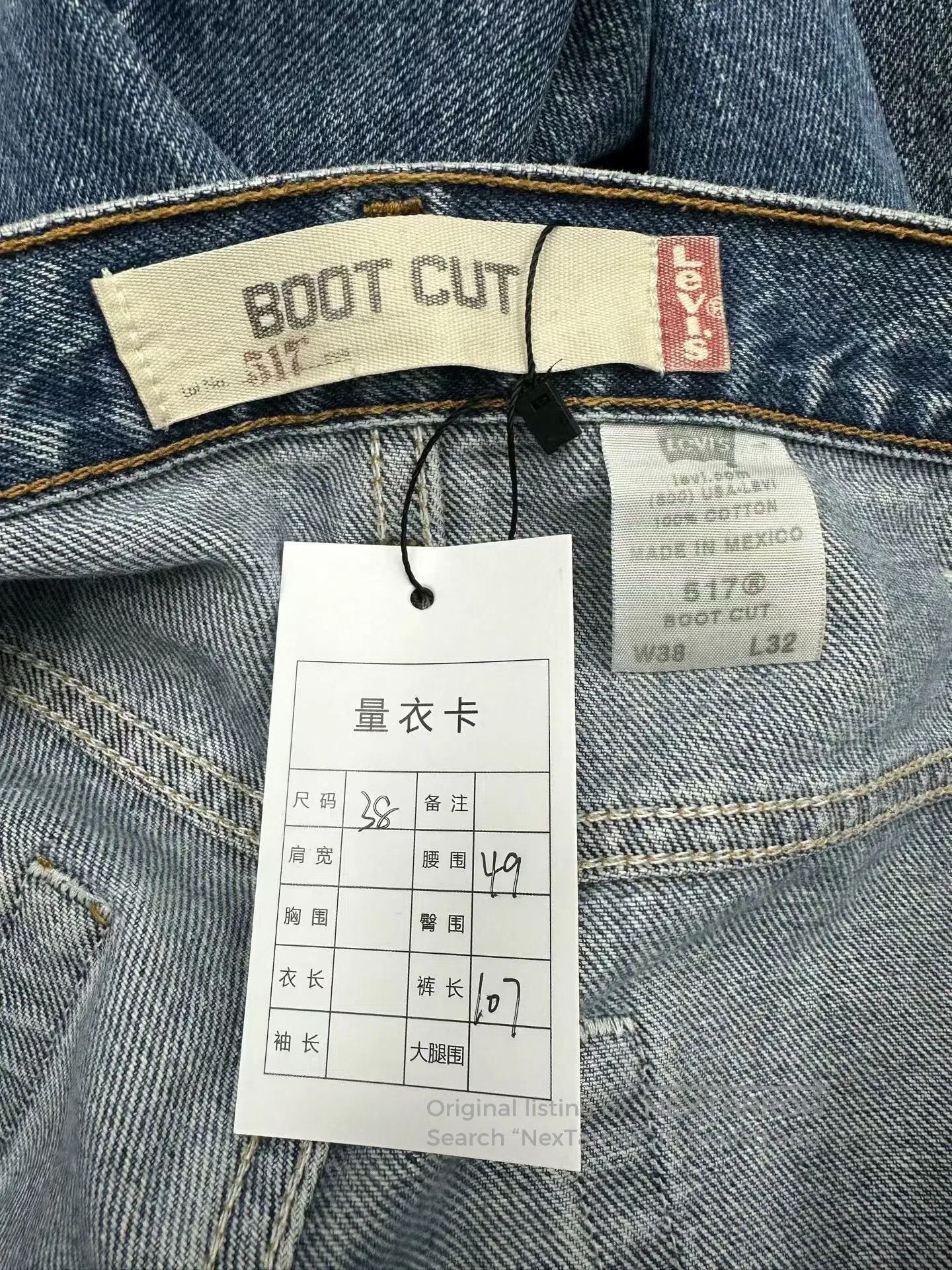 Levi's Levi's 517 Washed Vintage Jeans. Size US 38 / EU 54 - 4 Thumbnail
