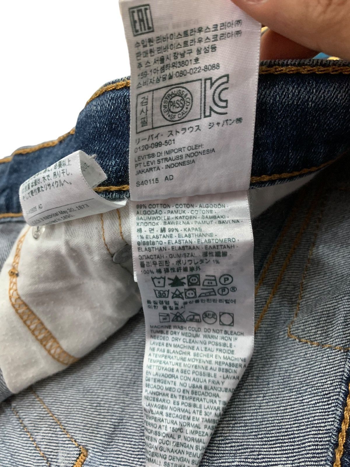 Levi's Levis 541 Stonewash Distressed Denim Pants (AB37) Size US 37 - 17 Thumbnail