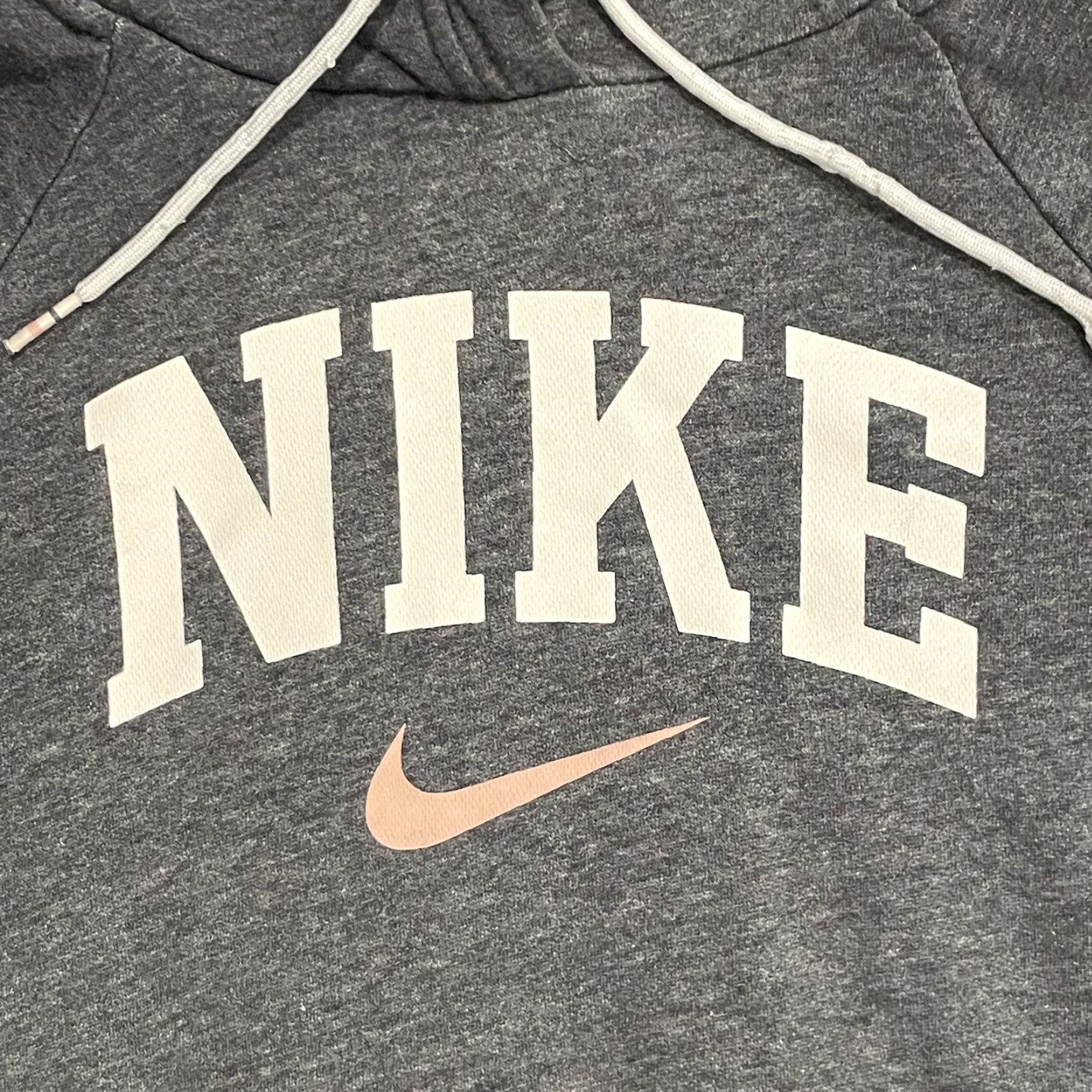 Nike Nike Sportswear Hoodie Women XS Gray Nike Swoosh Varsity Pullover Long Sleeve Hooded Pockets Easy Care All Seasons Size XS / US 0-2 / IT 36-38 - 4 Thumbnail