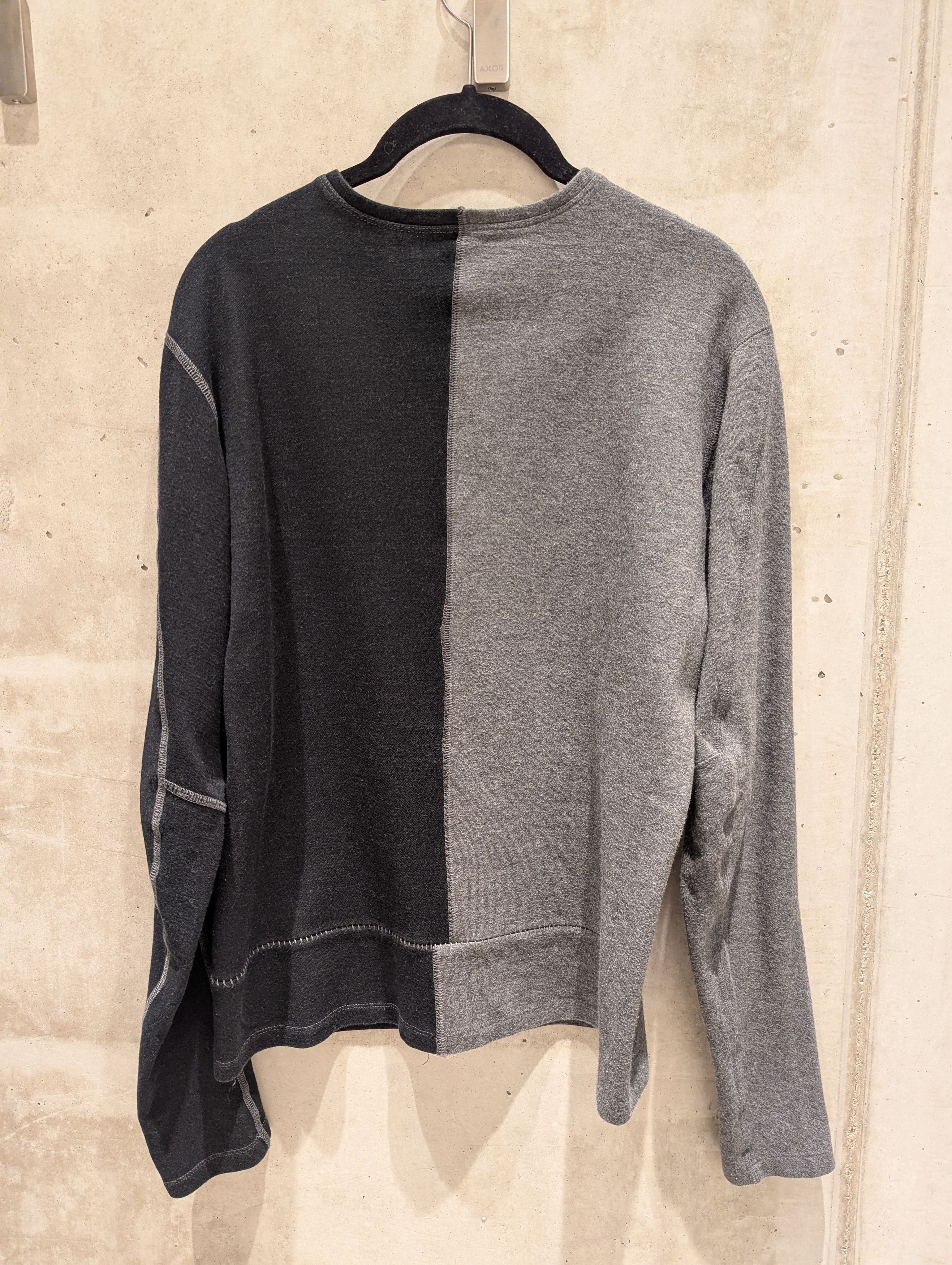 Taichi Murakami Grey and Black Jersey Pullover Size US S / EU 44-46 / 1 - 2 Thumbnail