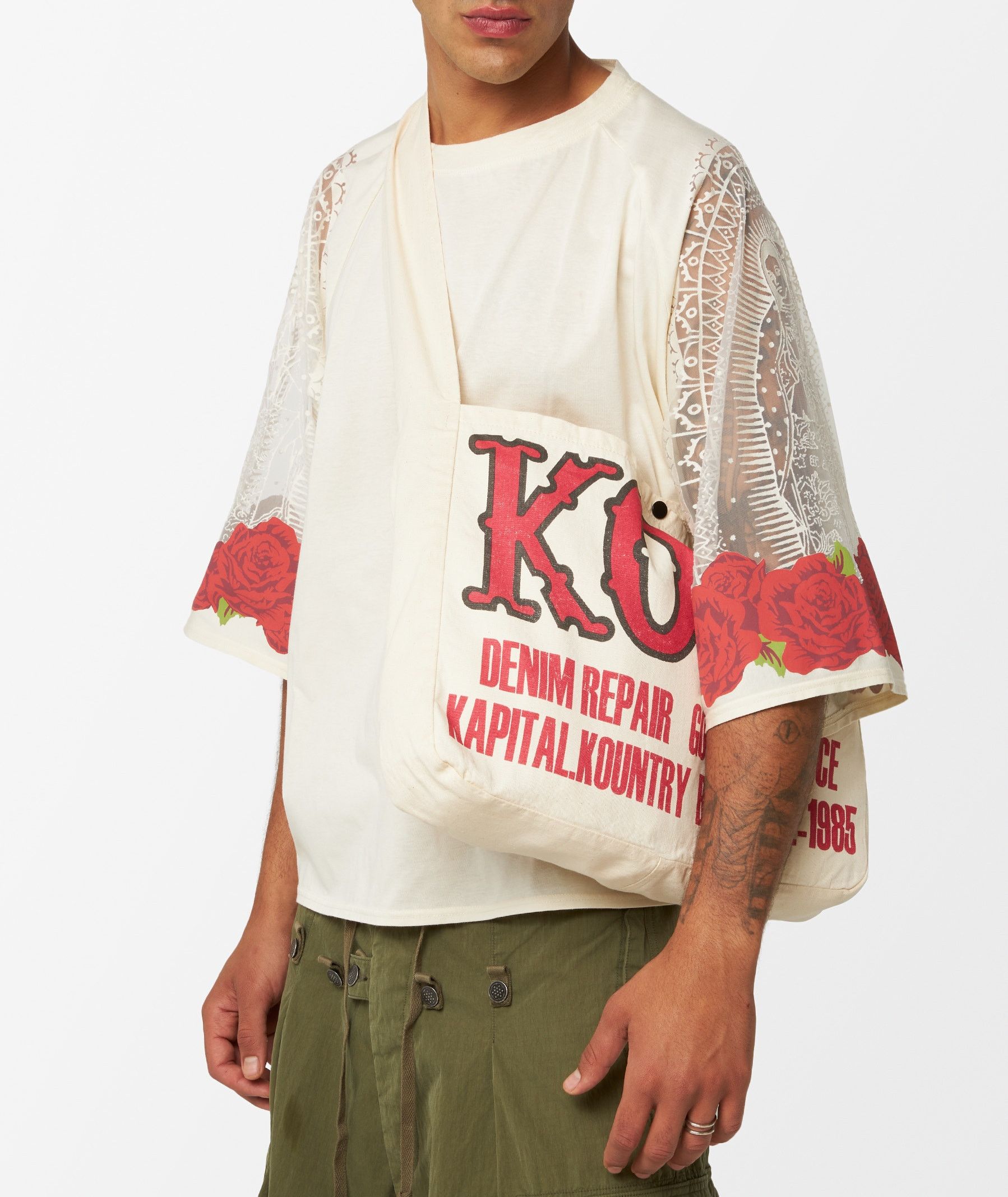 Kapital Kapital KOUNTRY Cotton twill FACTORY BOOK BAG brand new Size ONE SIZE - 12 Thumbnail