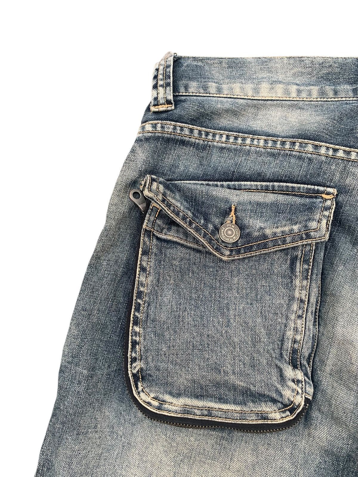 PPFM RARE💥PPFM BANANA CURVE CUT JAPANESE PUNK RUSTY DENIM Size US 32 / EU 48 - 11 Thumbnail