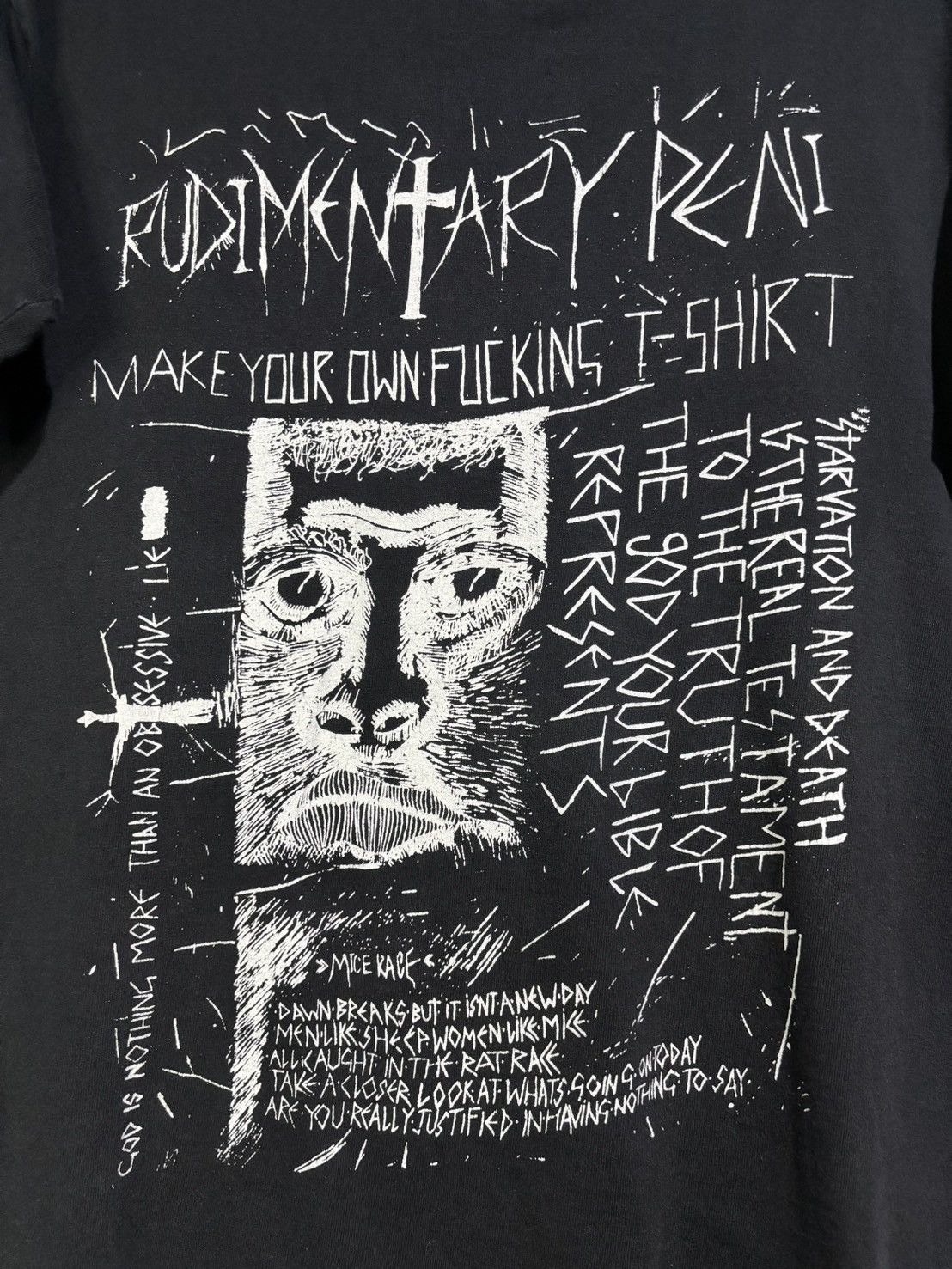 Band Tees Vintage Rudimentary Peni Size US L / EU 52-54 / 3 - 2 Thumbnail