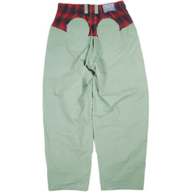 Maison Margiela Maison Margiela Maison Margiela x Pendleton Yoke Trousers Cotton Nylon Trousers Limited Textile Bottoms S29KA0383 S78035 DUTY FREE for USA Size ONE SIZE - 1 Thumbnail