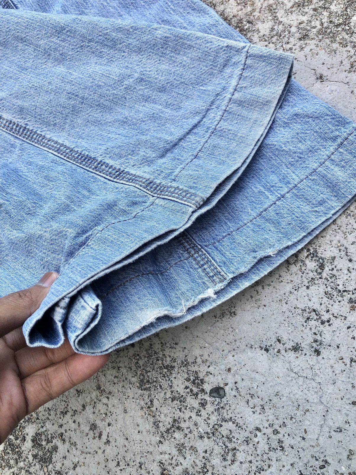 Armani × Giorgio Armani VINTAGE RECONSTRUCTED ARMANI JEANS Size US 34 / EU 50 - 10 Thumbnail