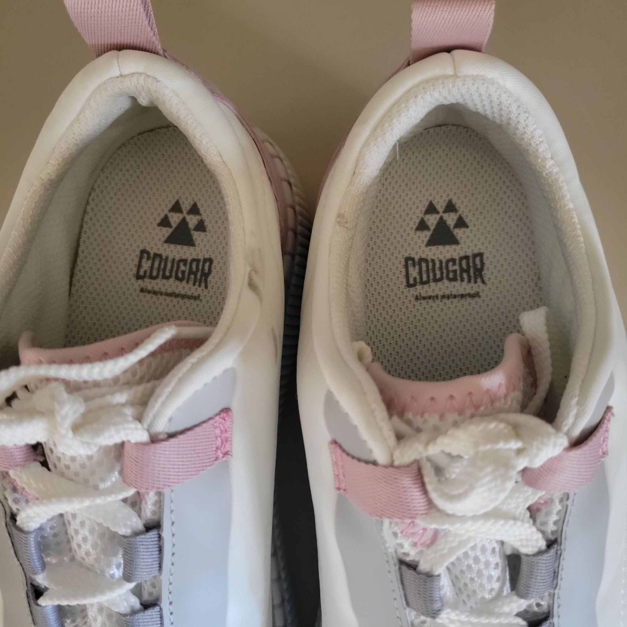 Cougar Cougar Women's Sayah White Pink Gray Platform Sneakers Shoes Size US 8.5 / IT 38.5 - 8 Thumbnail