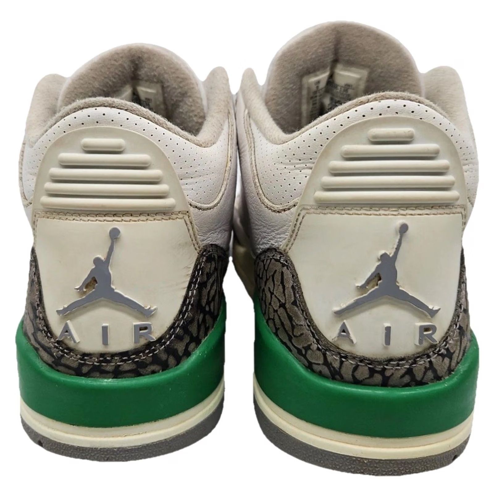 Jordan Brand Nike Air Jordan 3 Retro Lucky Green White Cement Women's Size 9 CK9246-136 Size US 9 / IT 39 - 3 Thumbnail