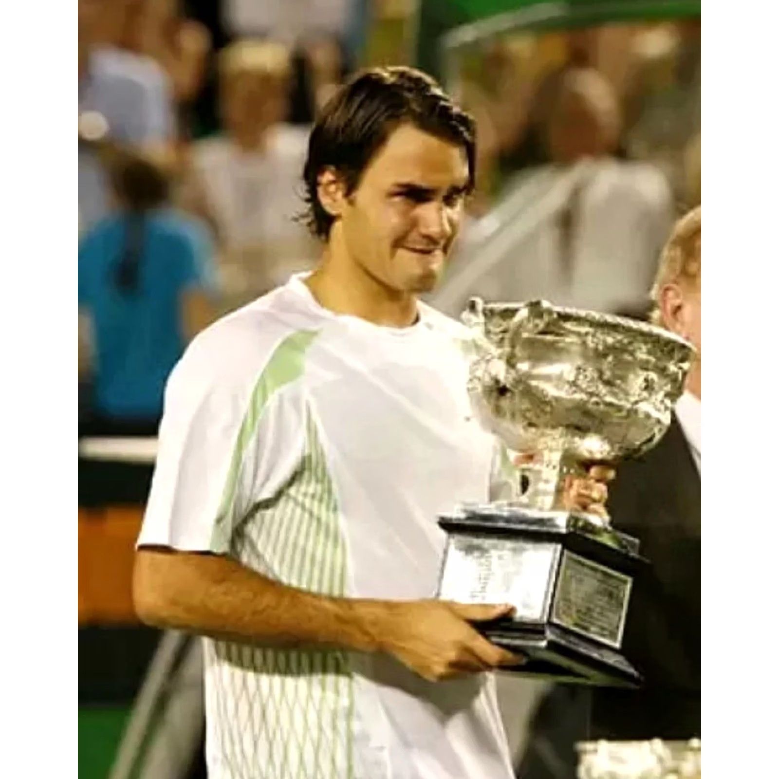 Nike VINTAGE Australian Open Winner Roger Federer Nike Court T-Shirt S Mens White 2006 Size US S / EU 44-46 / 1 - 2 Thumbnail