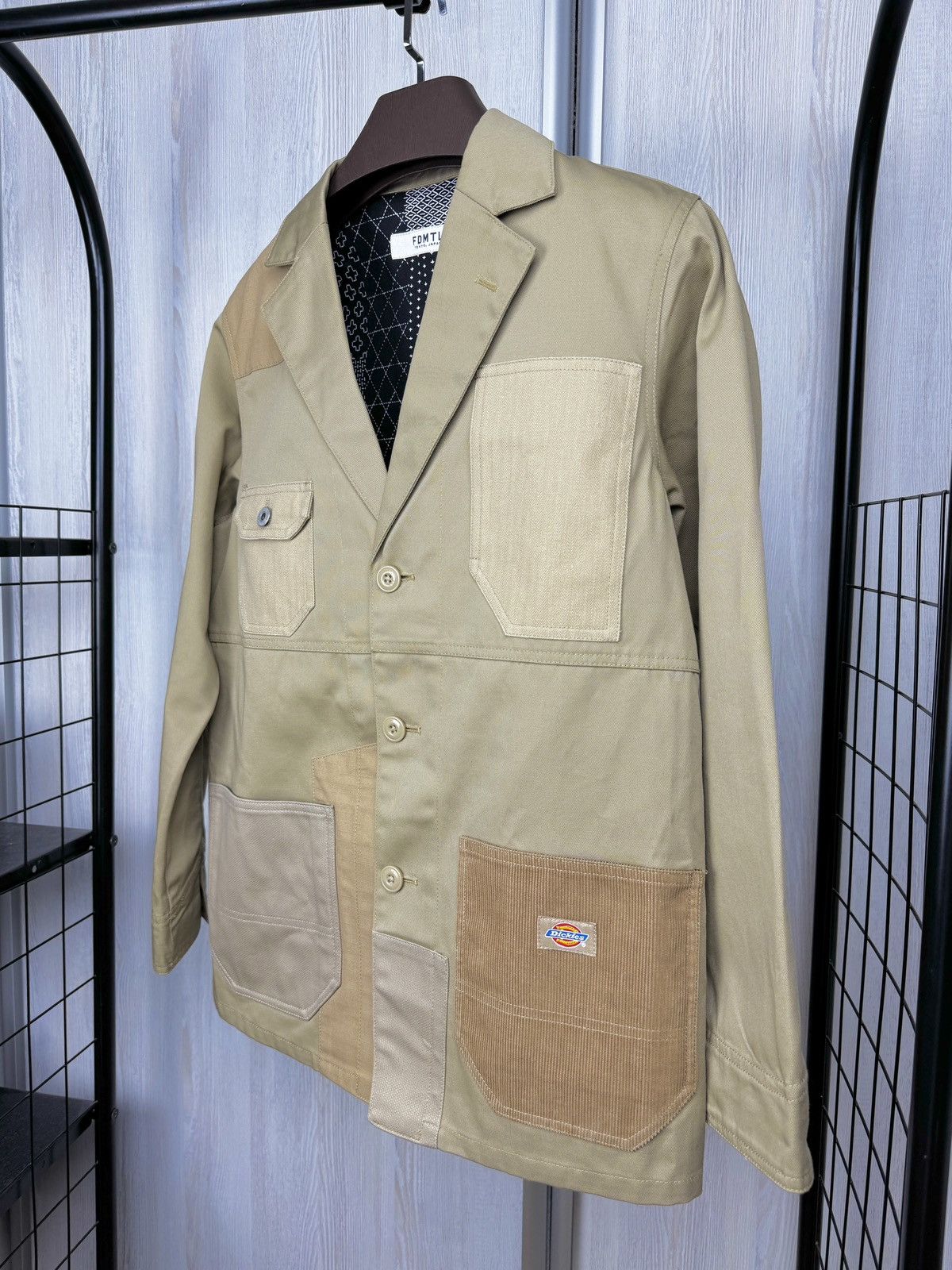 FDMTL FDMTL x DICKIES PATCHWORK beige Blazer Japan Jacket Size 1 Size US S / EU 44-46 / 1 - 7 Thumbnail