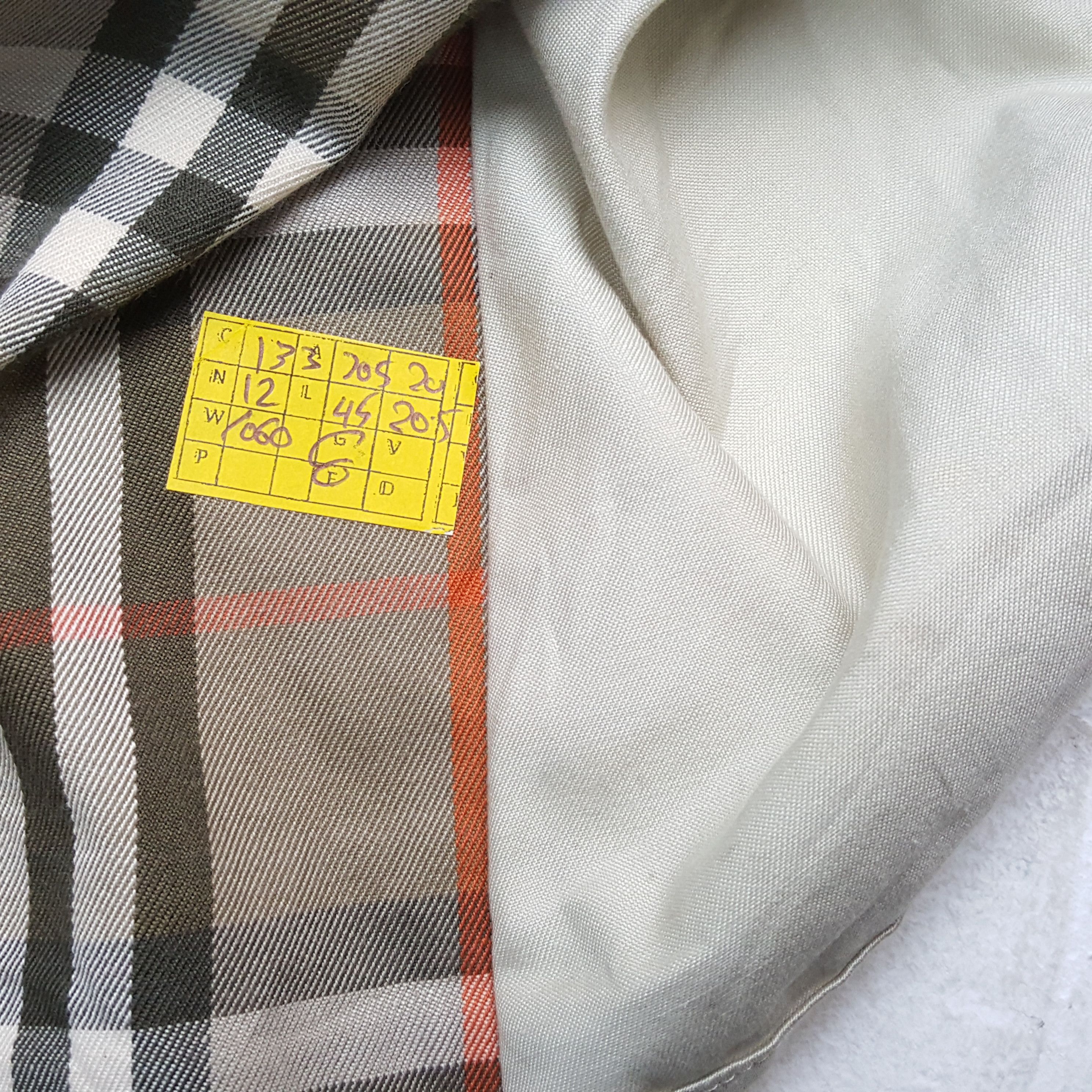 Vintage Burberry's Fashion Brand Style Trench Coat Jacket
