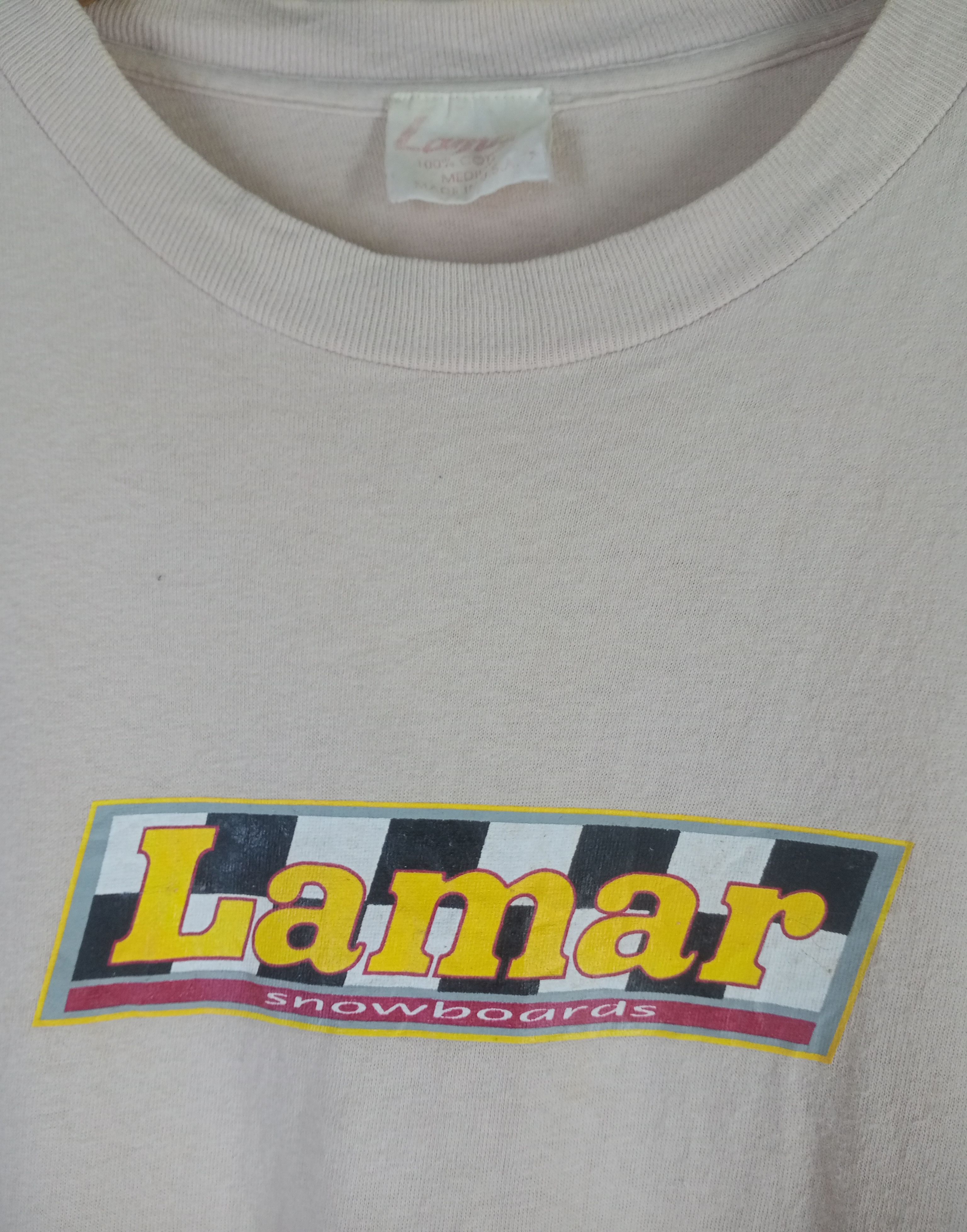 Shorty's Skateboards Rare Vintage 90s Lamar Snowboards Skaterboard Tshirt Size US M / EU 48-50 / 2 - 1 Thumbnail