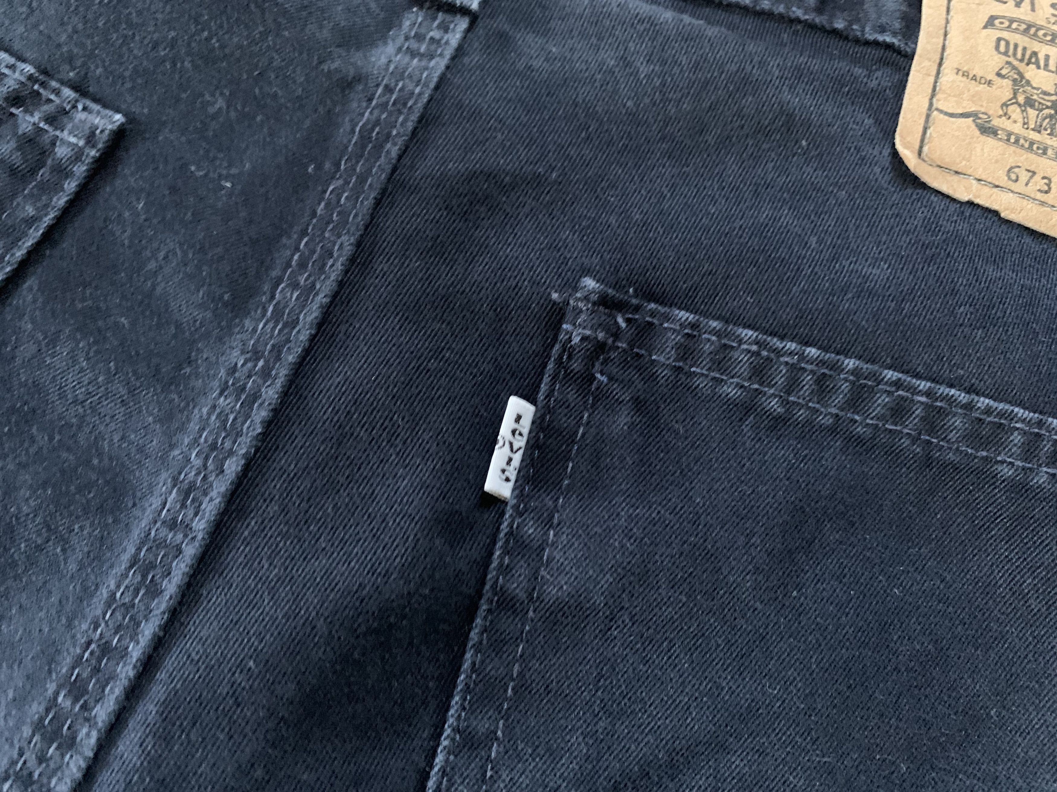 Levi's × Levi's Vintage Clothing Rare Levi's 673 Workwear Carpenter Jeans Size US 34 / EU 50 - 10 Thumbnail