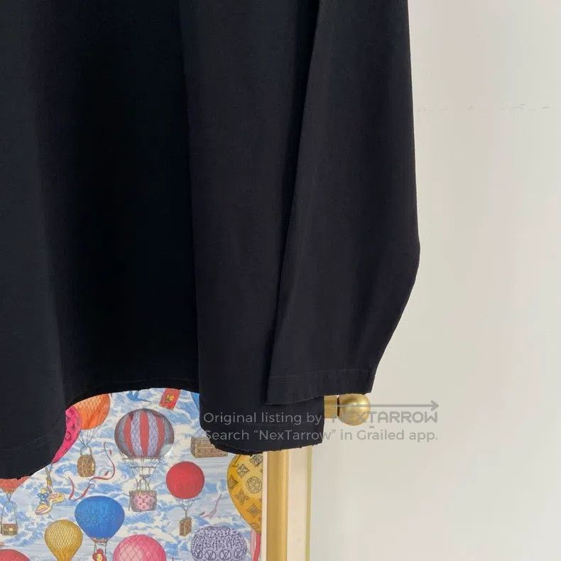 Balenciaga Balenciaga Letter Logo Black Hoodie Size US S / EU 44-46 / 1 - 4 Thumbnail