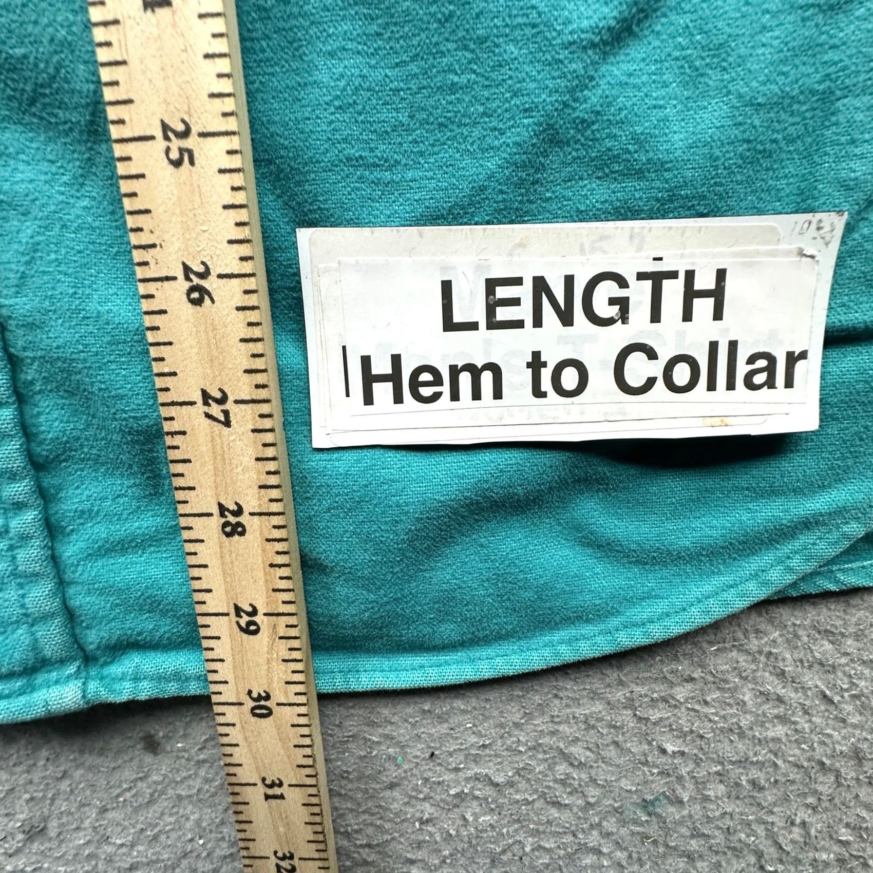 Vintage VINTAGE Woolrich Chamois Flannel Long Sleeve Shirt Mens XL Teal Green Size US XL / EU 56 / 4 - 6 Thumbnail