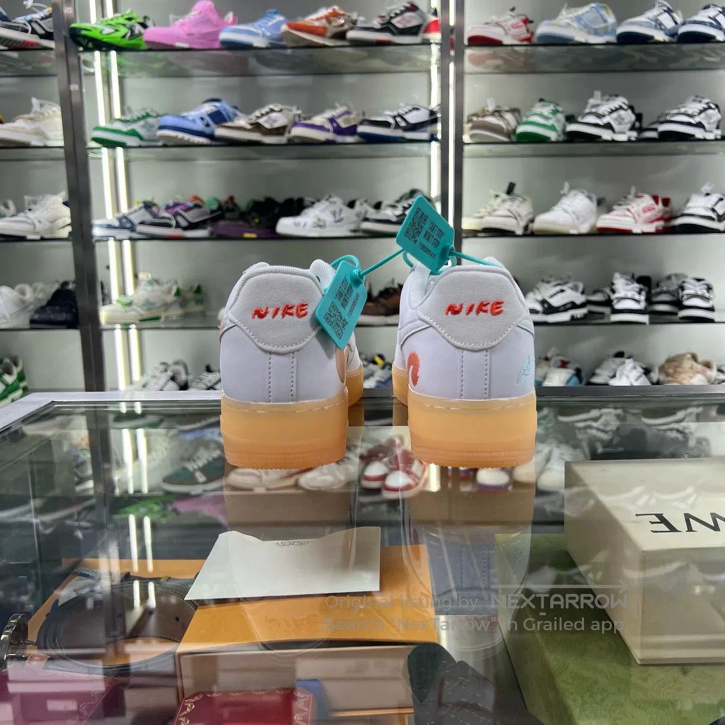 Y-3 af1 x mayumi yamse graffiti sneakers. Size US 10 / EU 43 - 5 Thumbnail