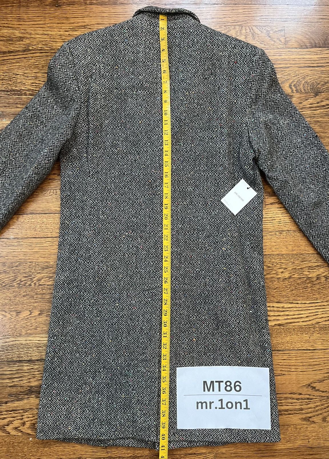 Aime Leon Dore Aime Leon Dore Donegal Tweed Coat FW18 Size US S / EU 44-46 / 1 - 9 Thumbnail