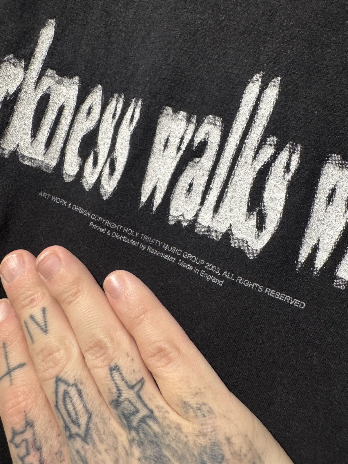 Band Tees Vintage 00s Christian Death Lover Of Sin Long Sleeve Size US XL / EU 56 / 4 - 4 Thumbnail