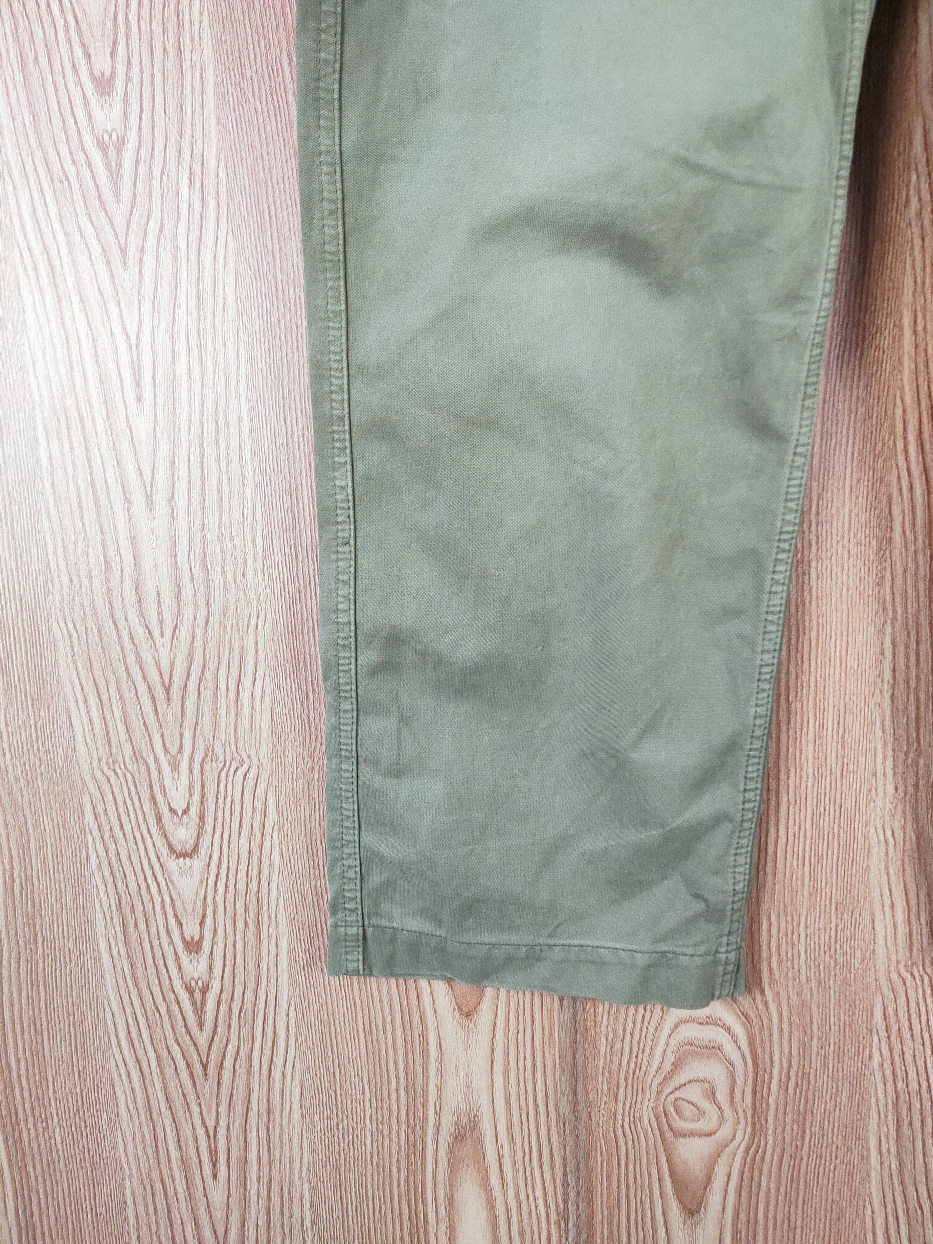 Japanese Brand Uniqlo Green Faded Multipocket Tactical Cargo Pants #W910 Size US 36 / EU 52 - 4 Thumbnail
