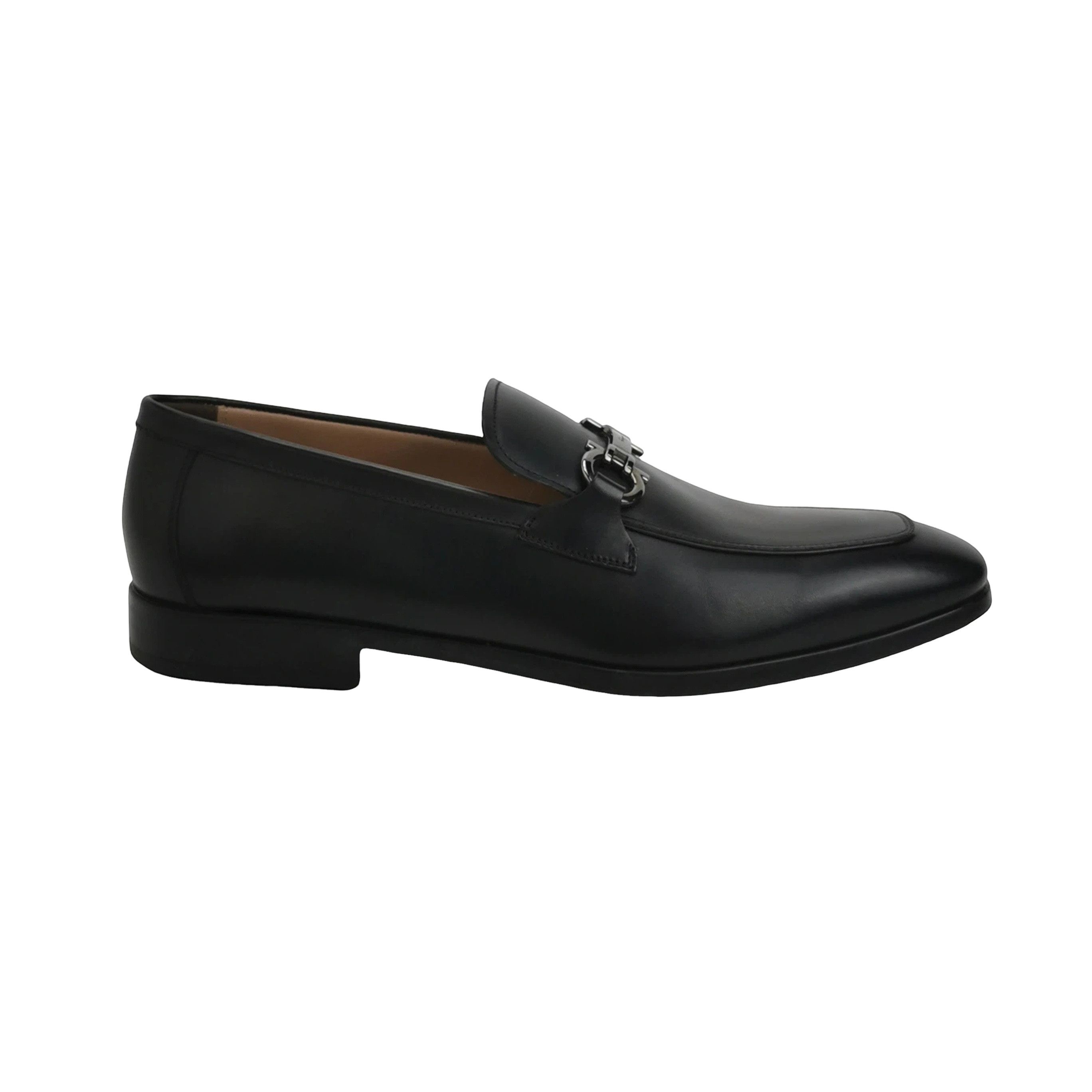 Salvatore Ferragamo Salvatore Ferragamo Gancini Leather Loafers Size 44 Size US 11 / EU 44 - 1 Thumbnail